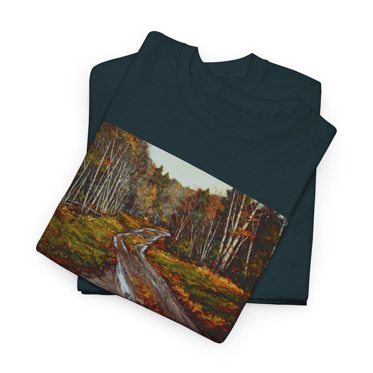 Autumn Landscape Unisex Heavy Cotton Tee