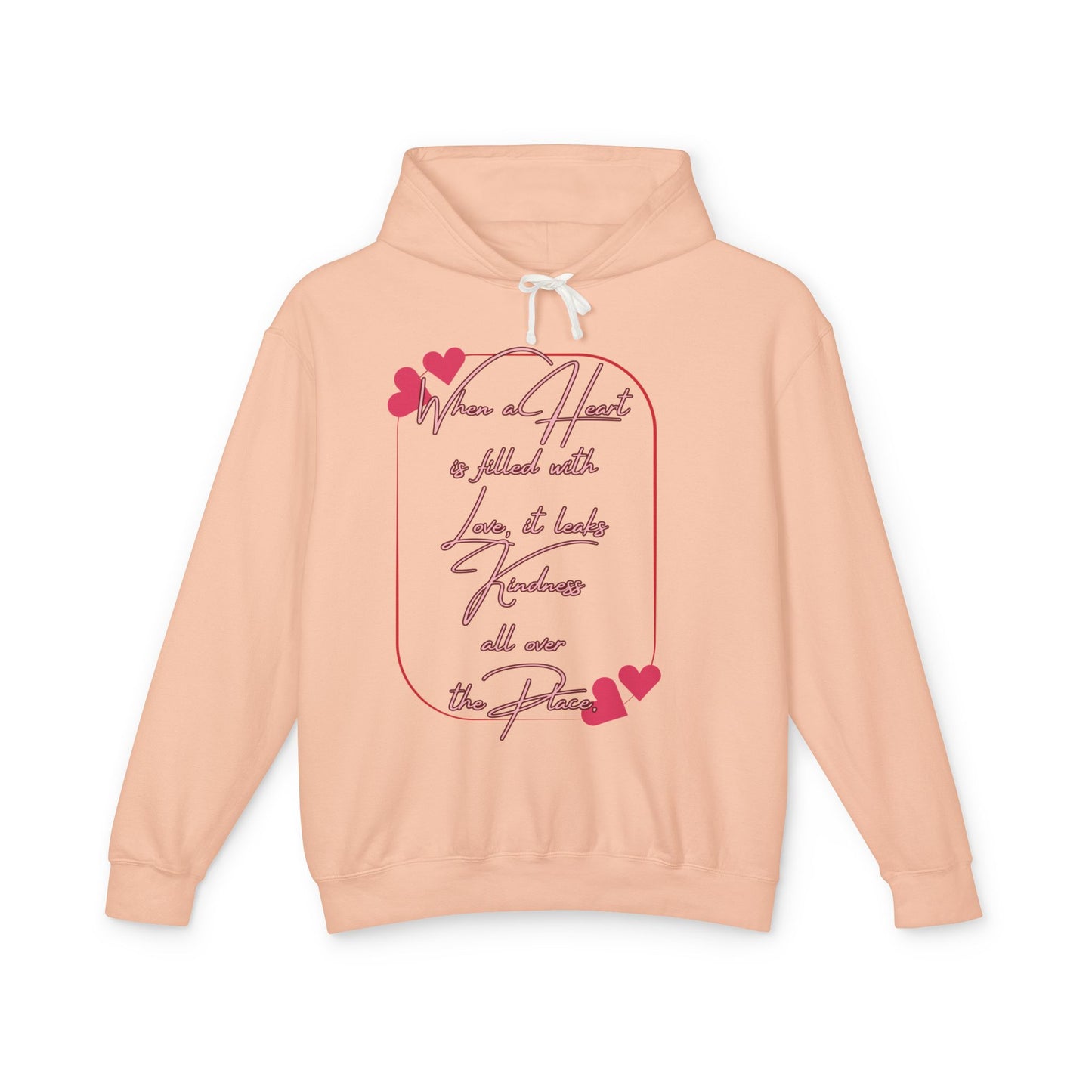 Heartfelt Love Hoodie - Cozy, Unisex Lightweight Sweatshirt for Valentine's Day, Birthdays, Gifts, Casual Wear, Love Quotes