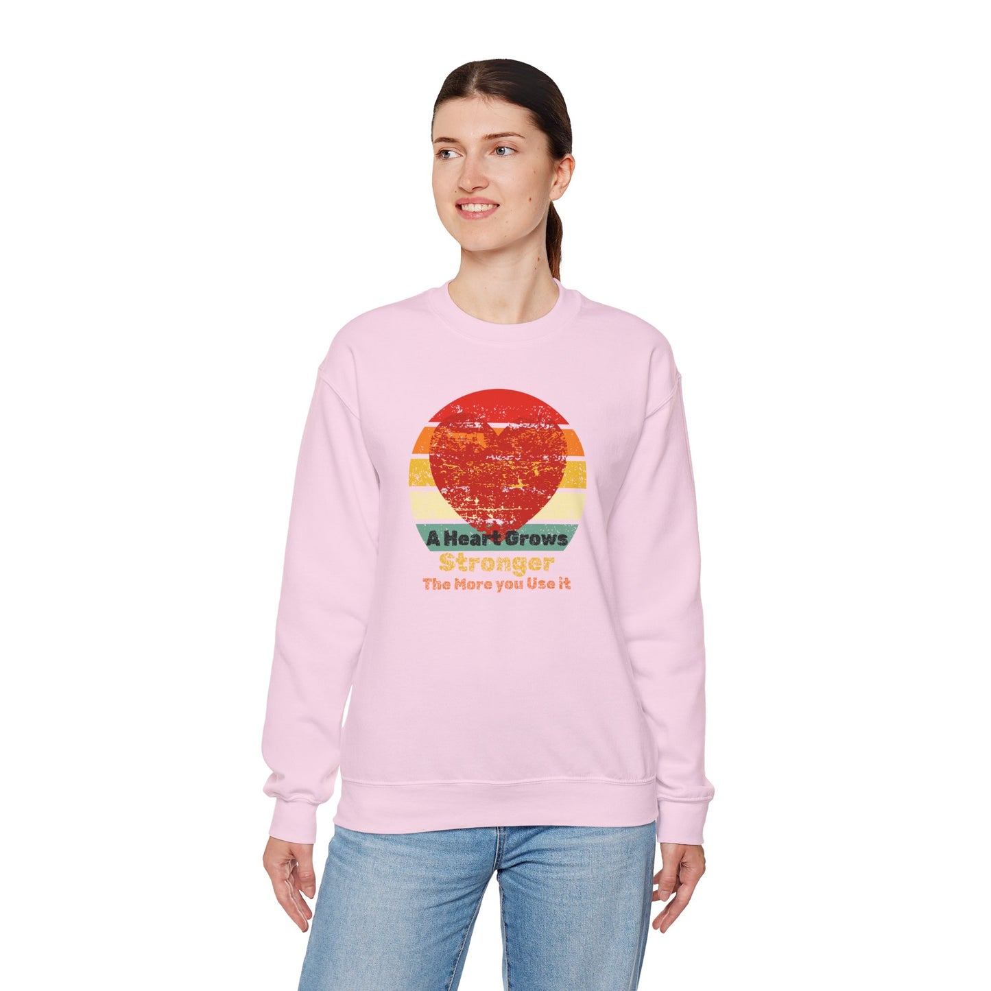 Retro Inspirational Crewneck Sweatshirt | Cozy Unisex Sweatshirt, Gift for Her, Motivational Gift, Casual Wear, Autumn Fashion