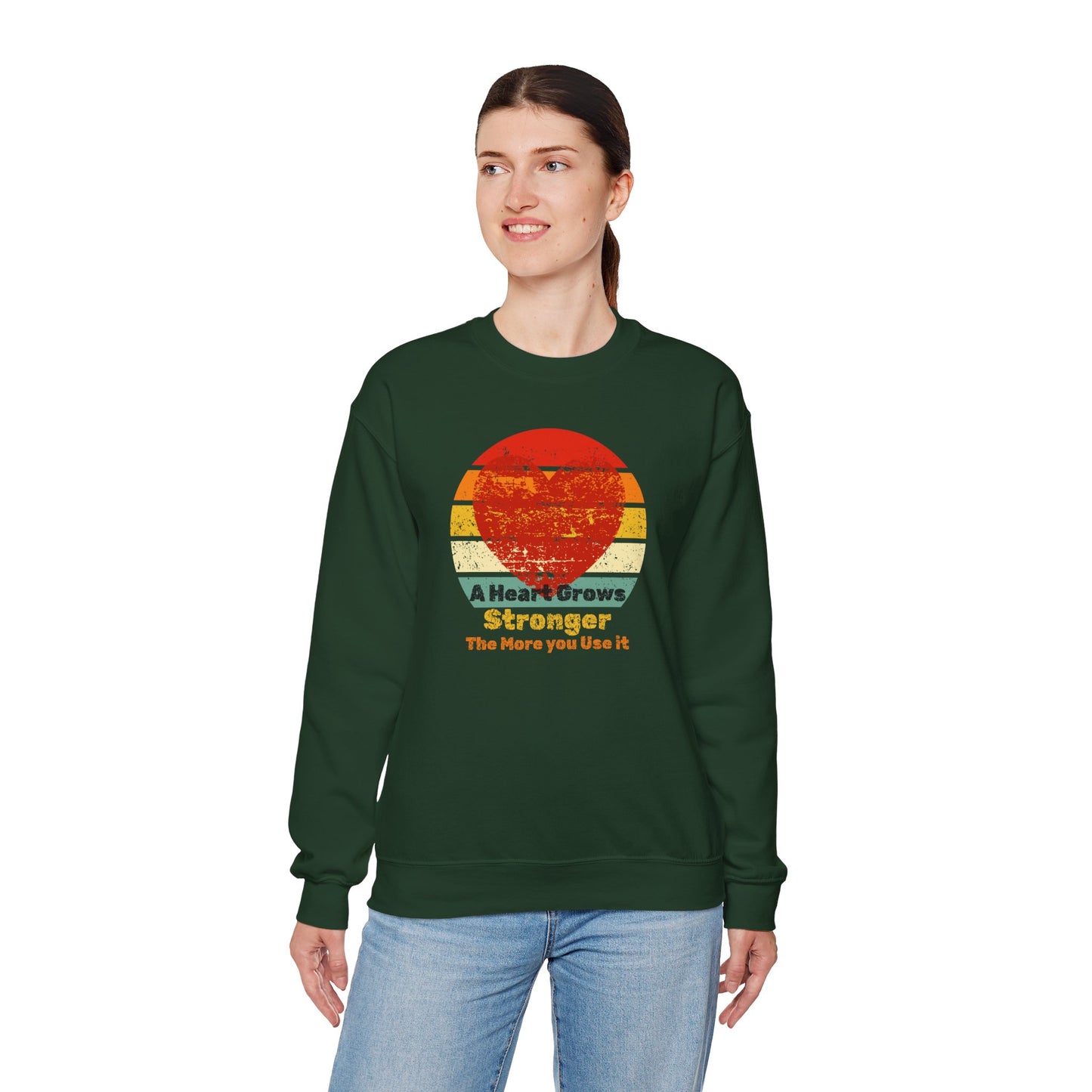 Retro Inspirational Crewneck Sweatshirt | Cozy Unisex Sweatshirt, Gift for Her, Motivational Gift, Casual Wear, Autumn Fashion