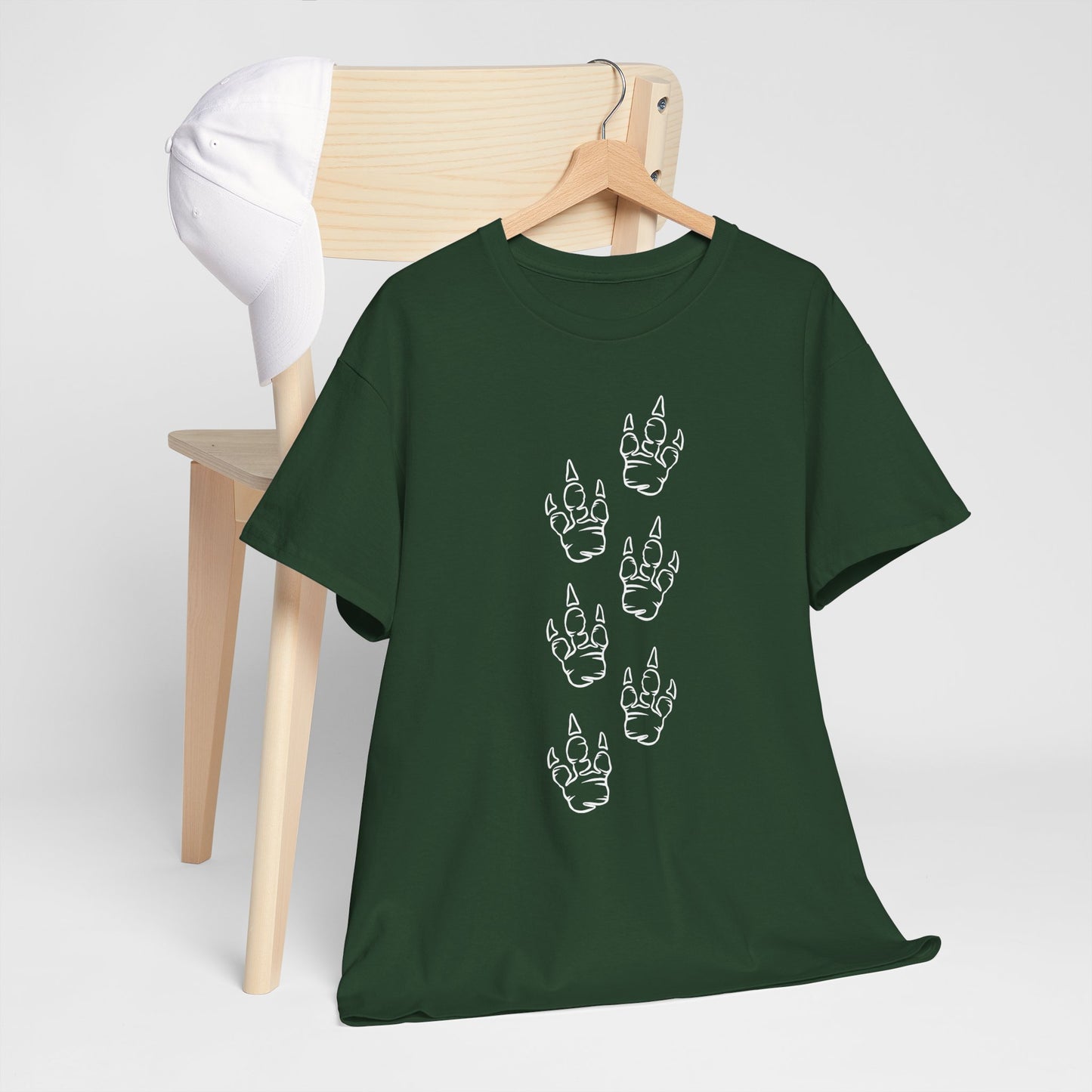 Custom Dinosaur Print Unisex Heavy Cotton Tee