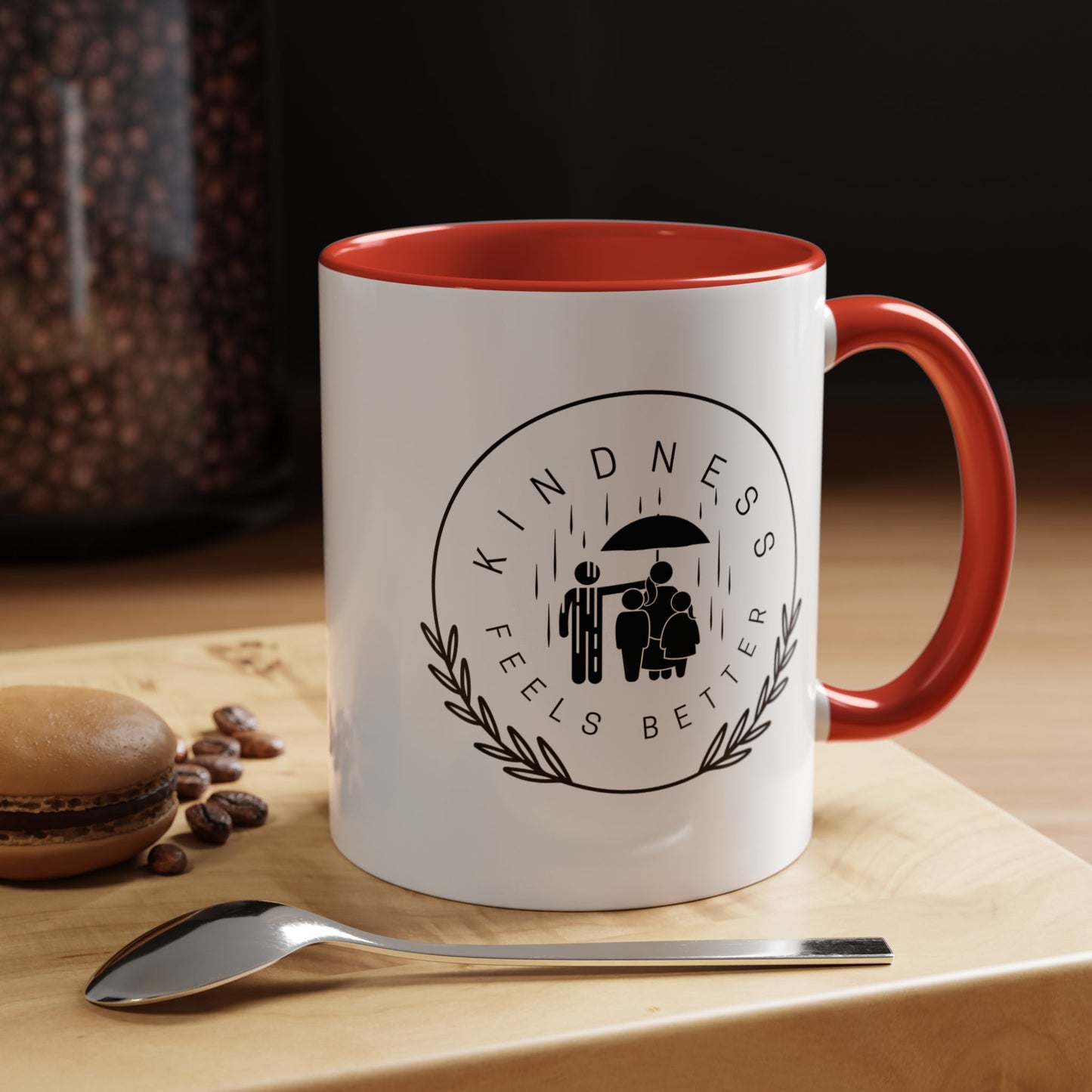 Mug - Kindness Feels Better Accent Coffee Mug (11, 15oz)