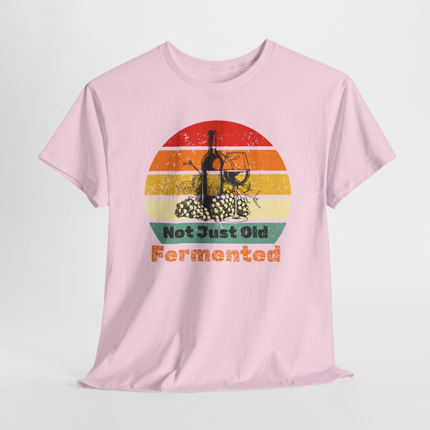 Retro Fermented Unisex Heavy Cotton Tee, Fun Gift for Foodies, Vintage Style Shirt, Unique Tee for Celebrations, Festival Wear