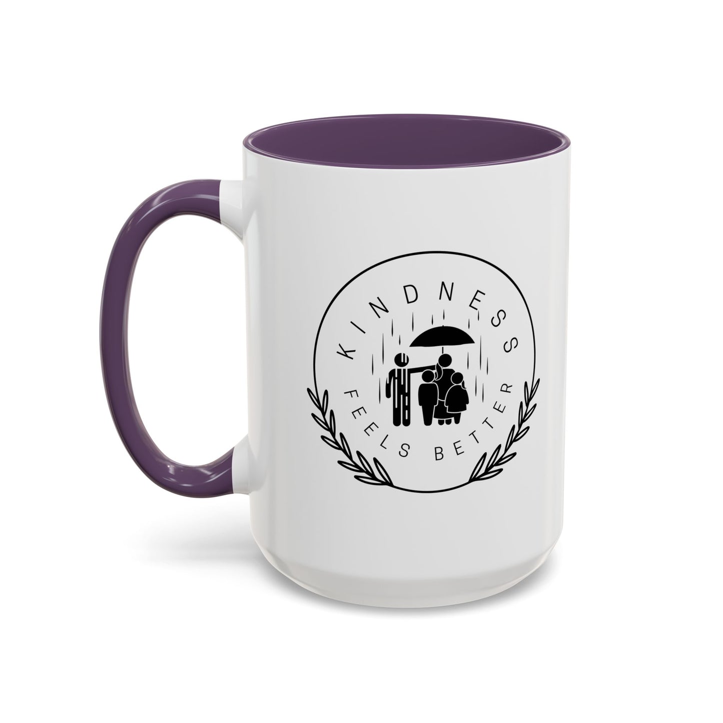 Mug - Kindness Feels Better Accent Coffee Mug (11, 15oz)