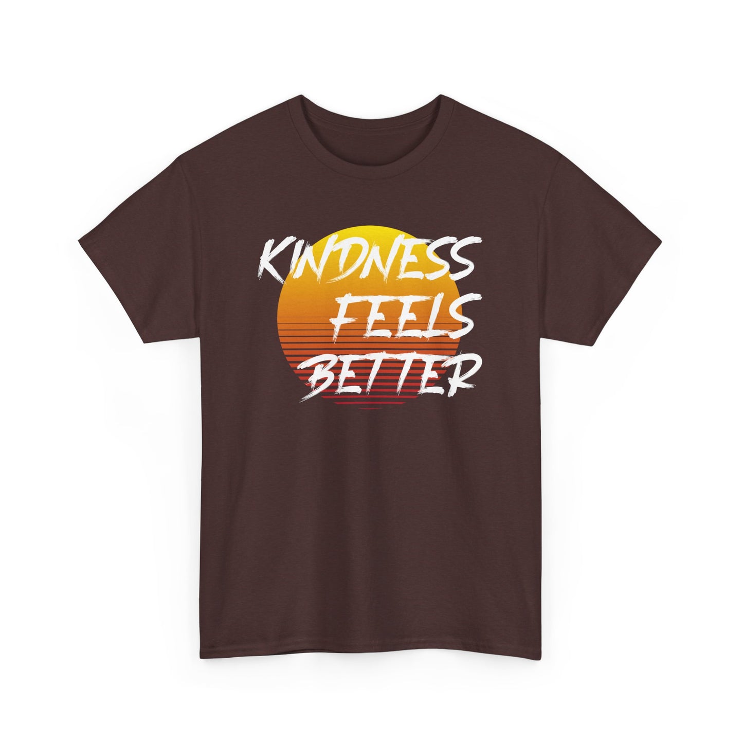 Kindness Feels Better Unisex Heavy Cotton Tee – Retro Inspirational T-Shirt