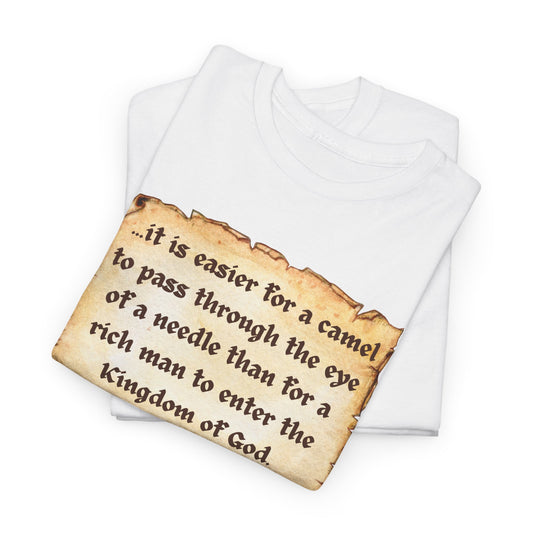 Unisex Heavy Cotton Tee - Inspirational Biblical Quote - Perfect Gift for Faith and Spirituality