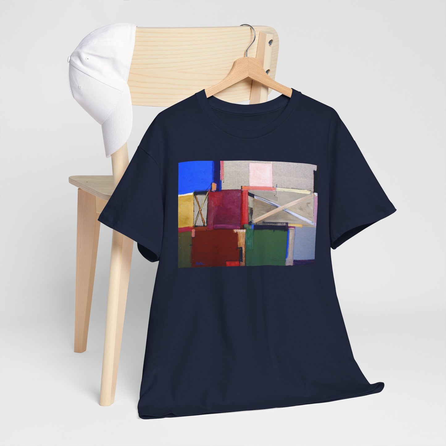 Colorful Abstract Art Unisex Heavy Cotton Tee