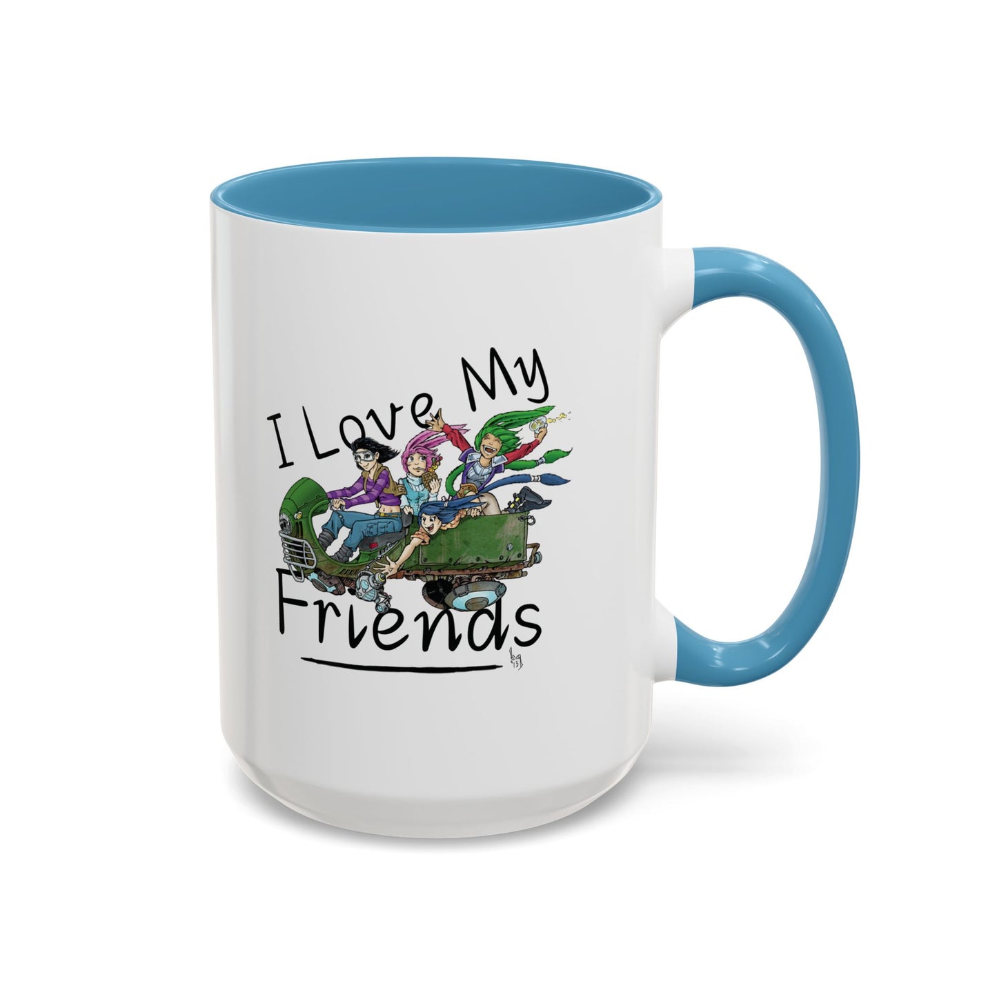 Mug - I Love My Friends Featuring Art by Bryon Gibson