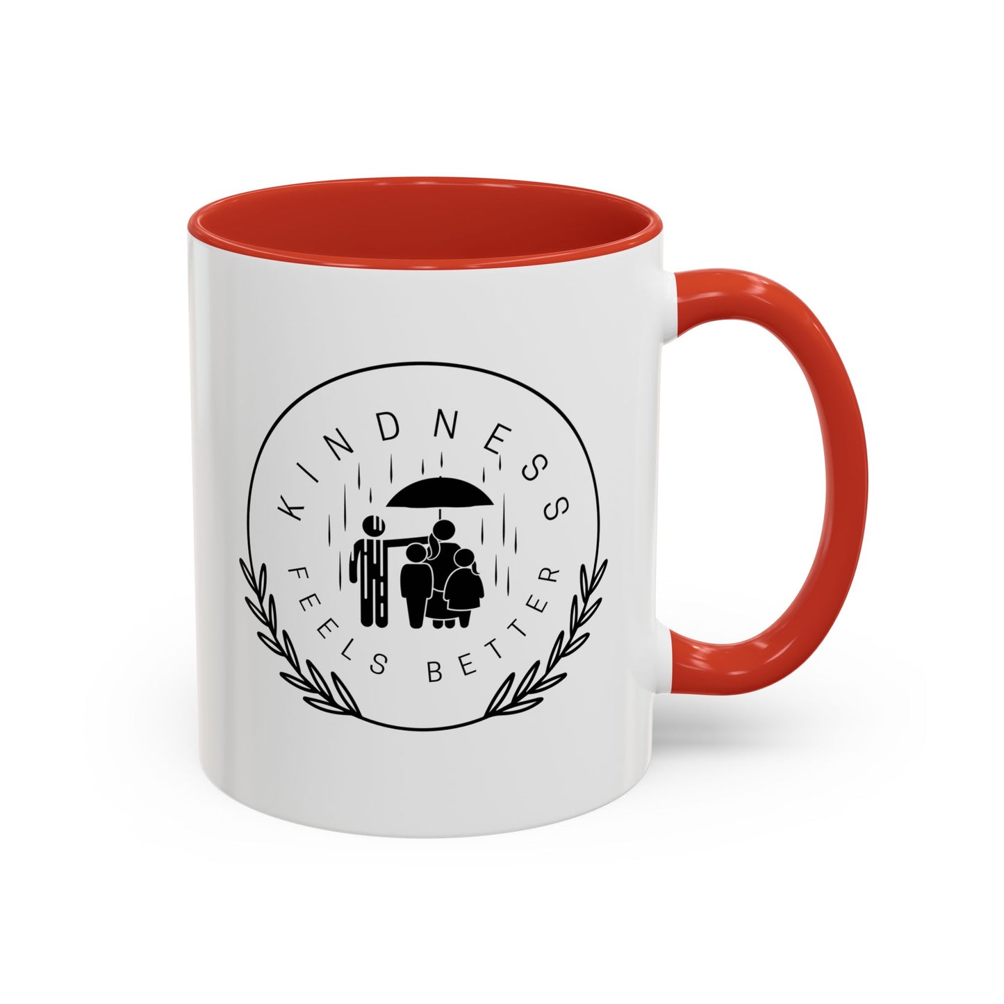 Mug - Kindness Feels Better Accent Coffee Mug (11, 15oz)