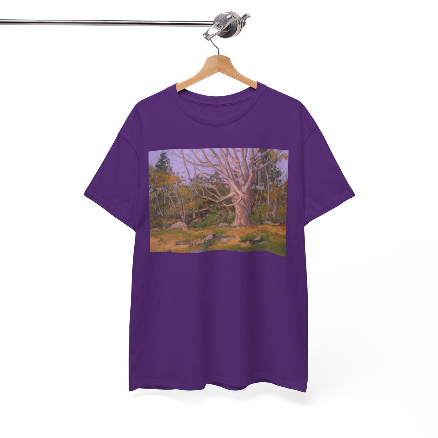 Artistic Landscape Unisex Heavy Cotton Tee - Nature Inspired