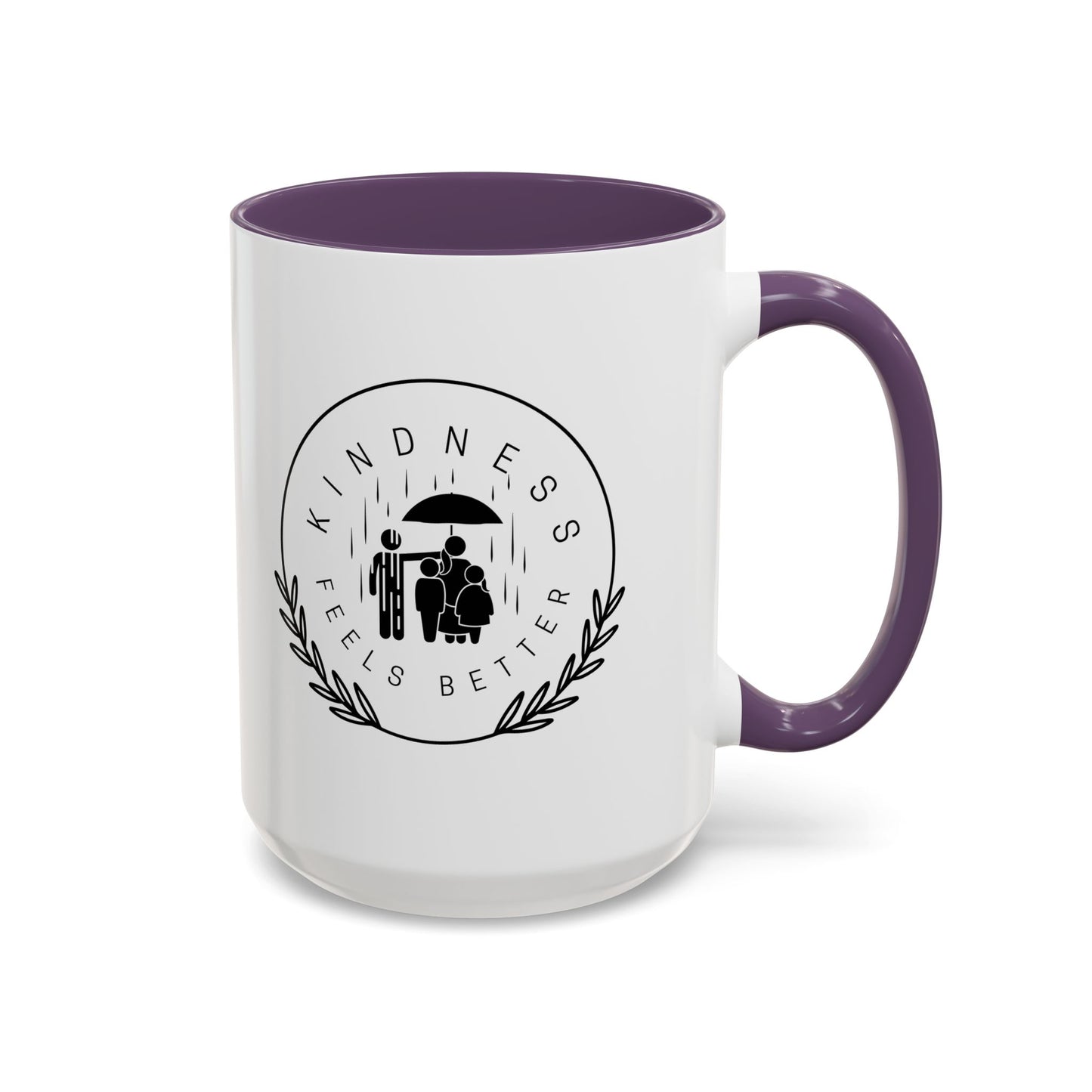 Mug - Kindness Feels Better Accent Coffee Mug (11, 15oz)