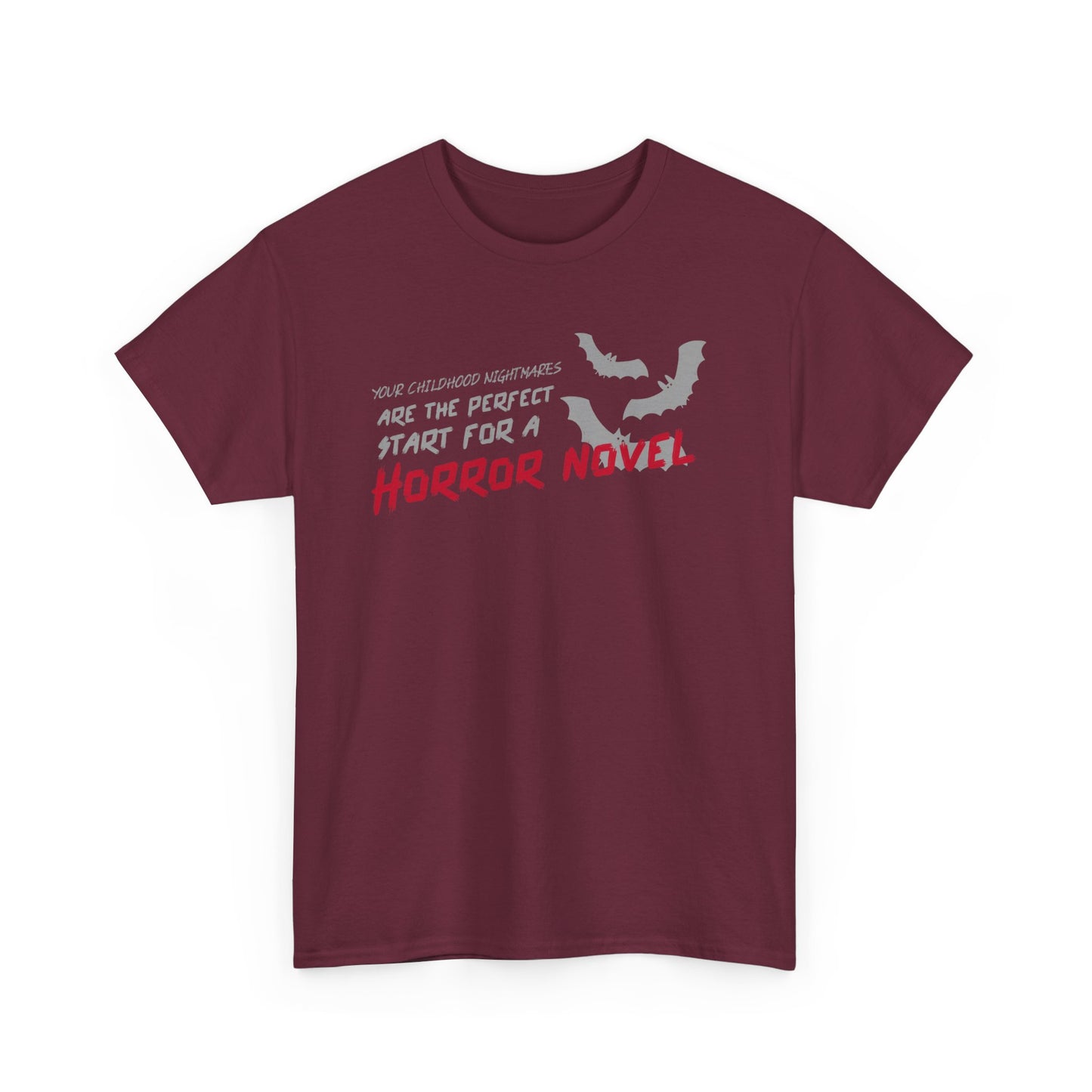 Horror Novel Inspired Unisex Heavy Cotton Tee - Perfect Gift for Writers and Readers