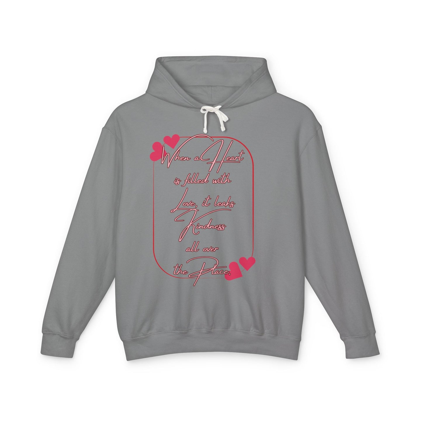 Heartfelt Love Hoodie - Cozy, Unisex Lightweight Sweatshirt for Valentine's Day, Birthdays, Gifts, Casual Wear, Love Quotes