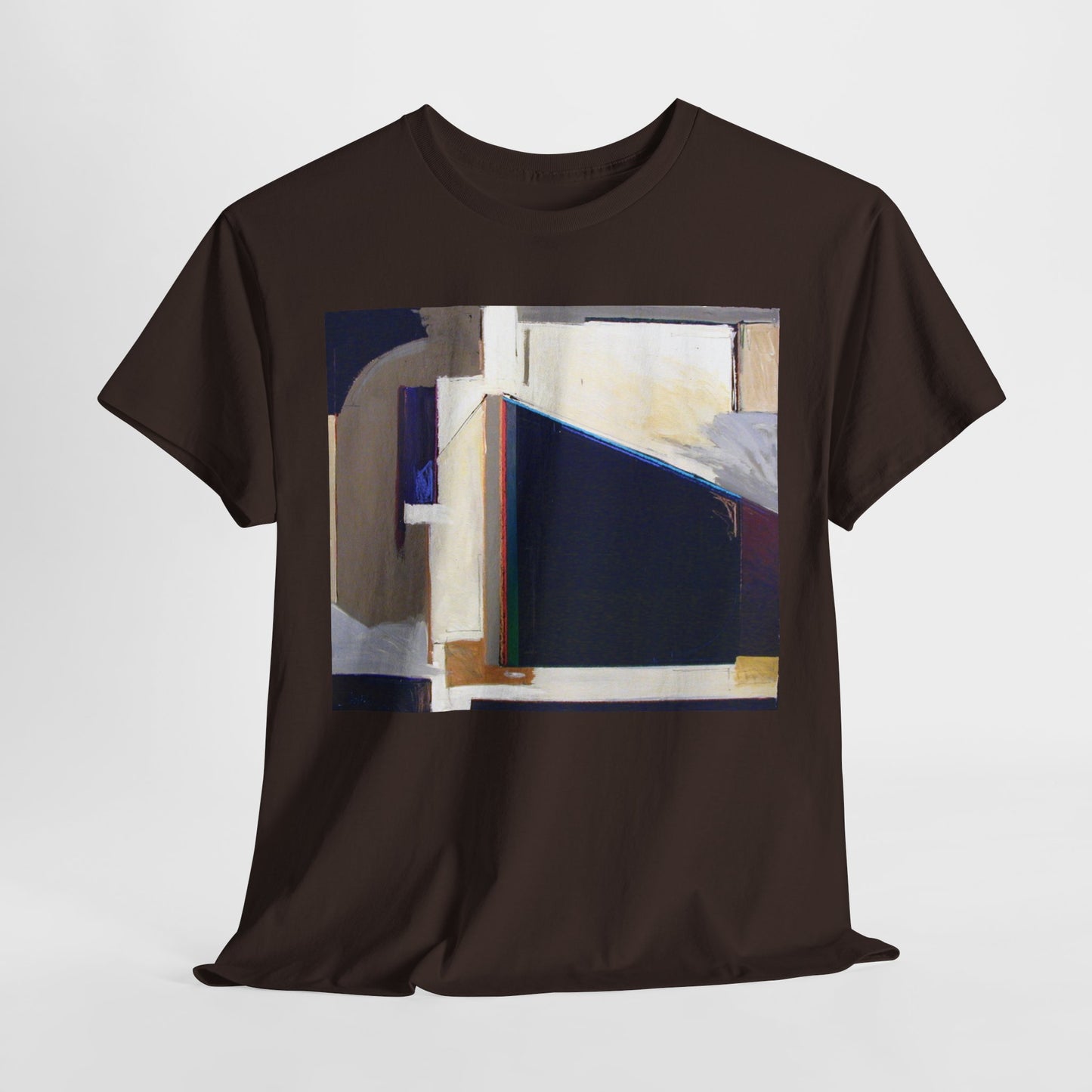 Abstract Art Unisex Heavy Cotton Tee - Trendy Graphic T-Shirt for Everyday Wear
