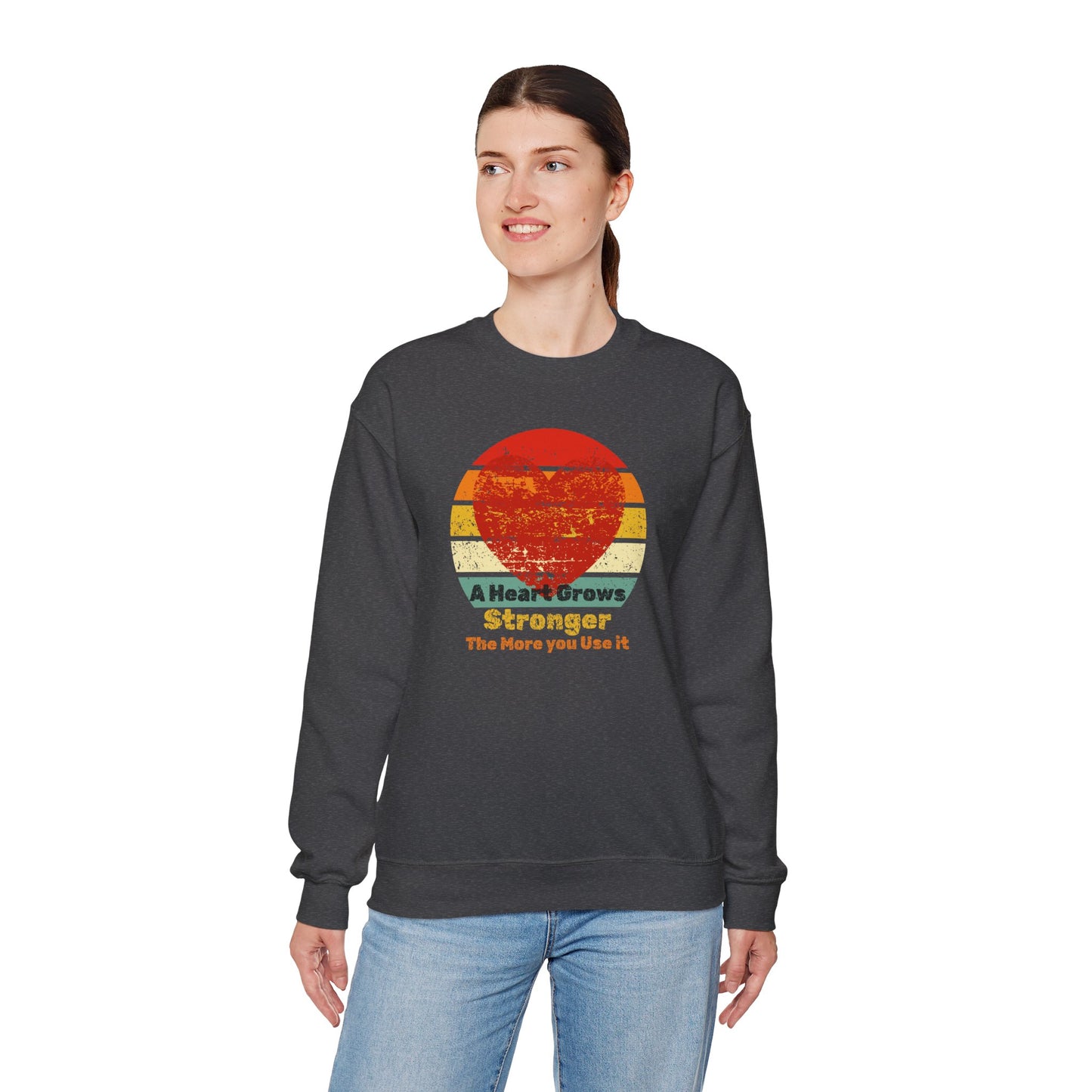 Retro Inspirational Crewneck Sweatshirt | Cozy Unisex Sweatshirt, Gift for Her, Motivational Gift, Casual Wear, Autumn Fashion