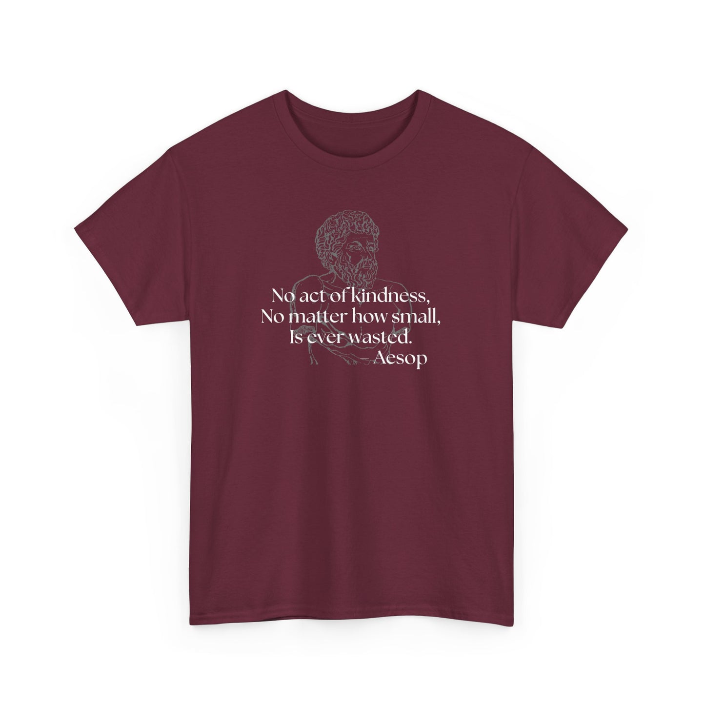 Inspirational Aesop Quote Unisex Heavy Cotton Tee
