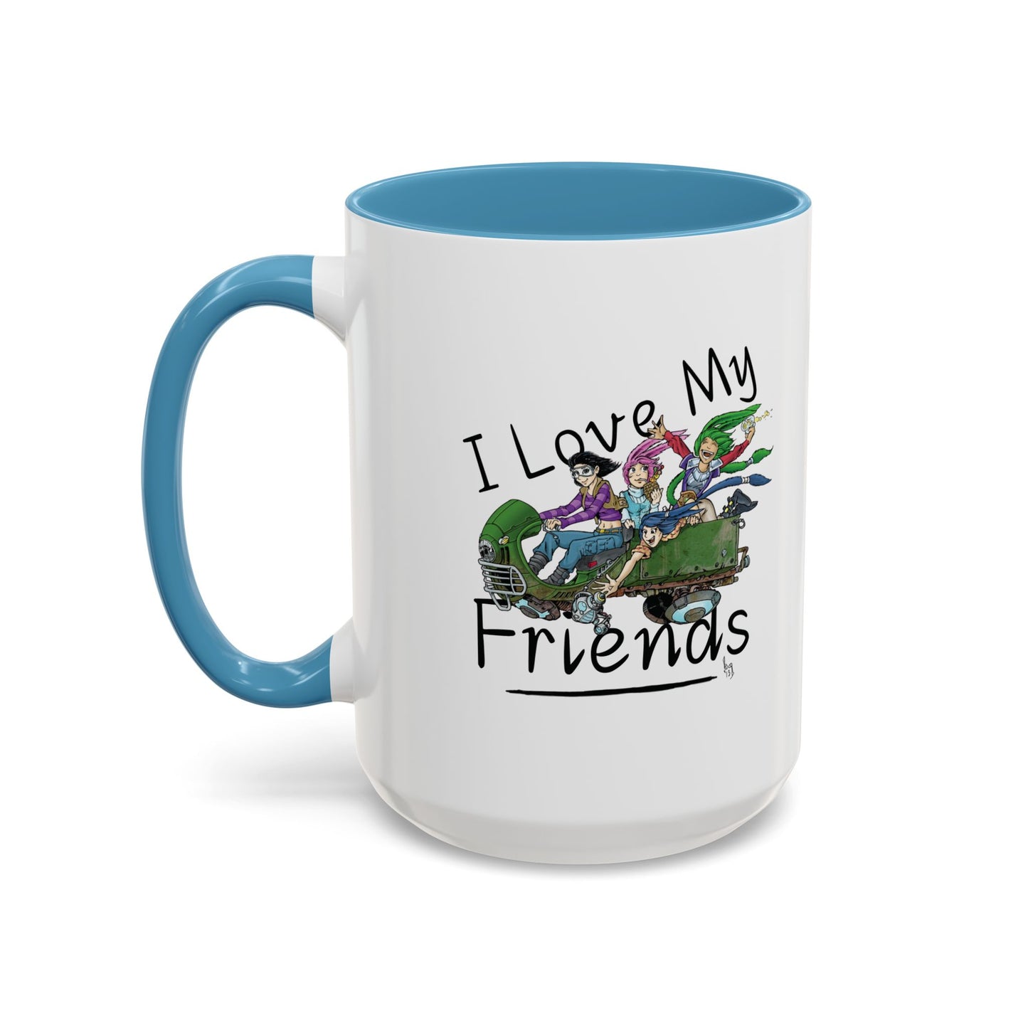 Mug - I Love My Friends Featuring Art by Bryon Gibson