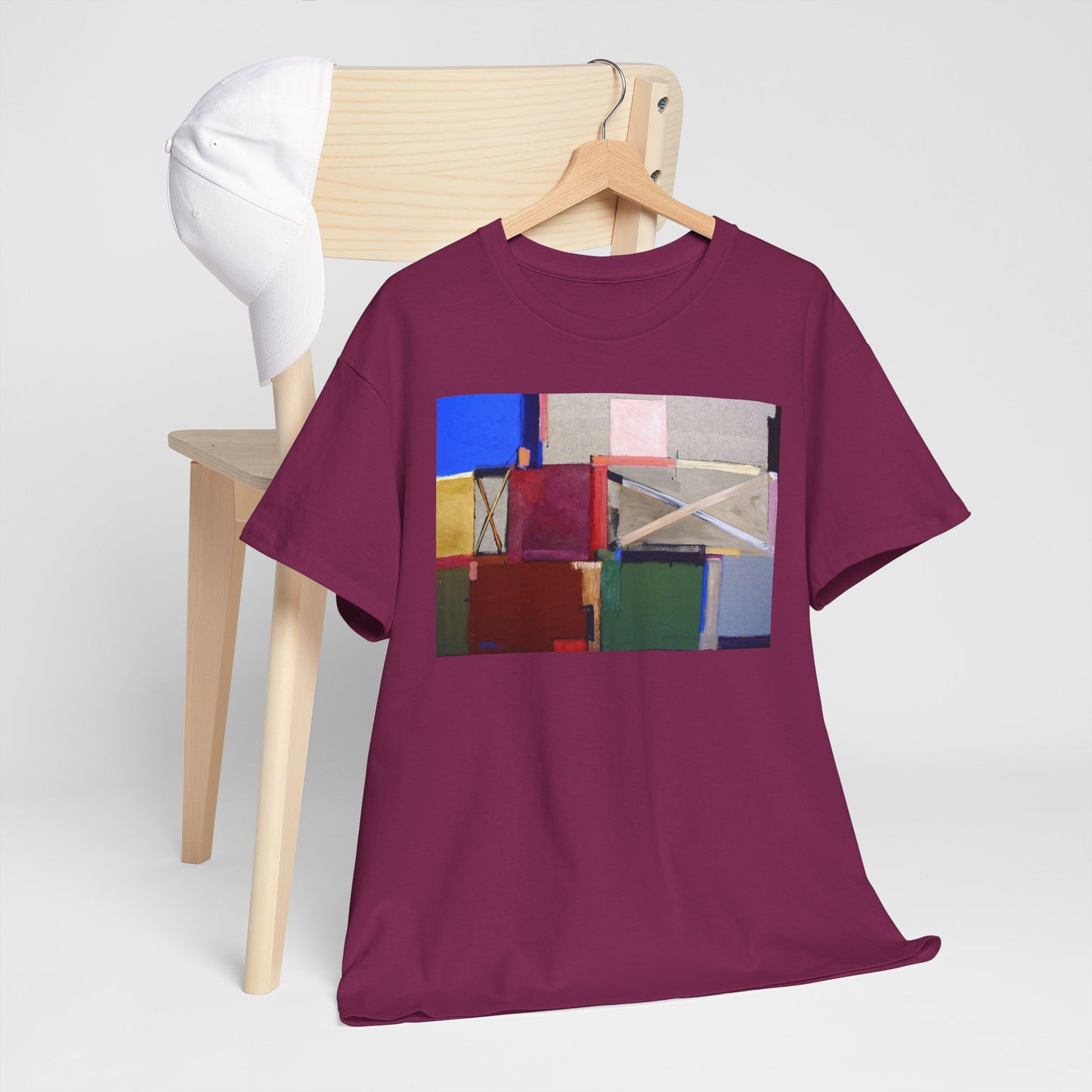 Colorful Abstract Art Unisex Heavy Cotton Tee