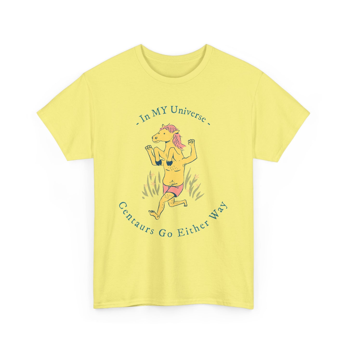 In My Universe Unisex Heavy Cotton Tee - Fun Centaur Design