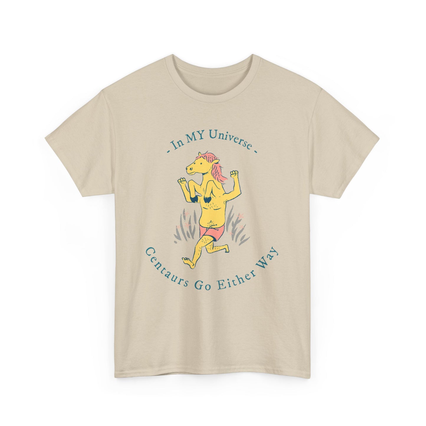 In My Universe Unisex Heavy Cotton Tee - Fun Centaur Design