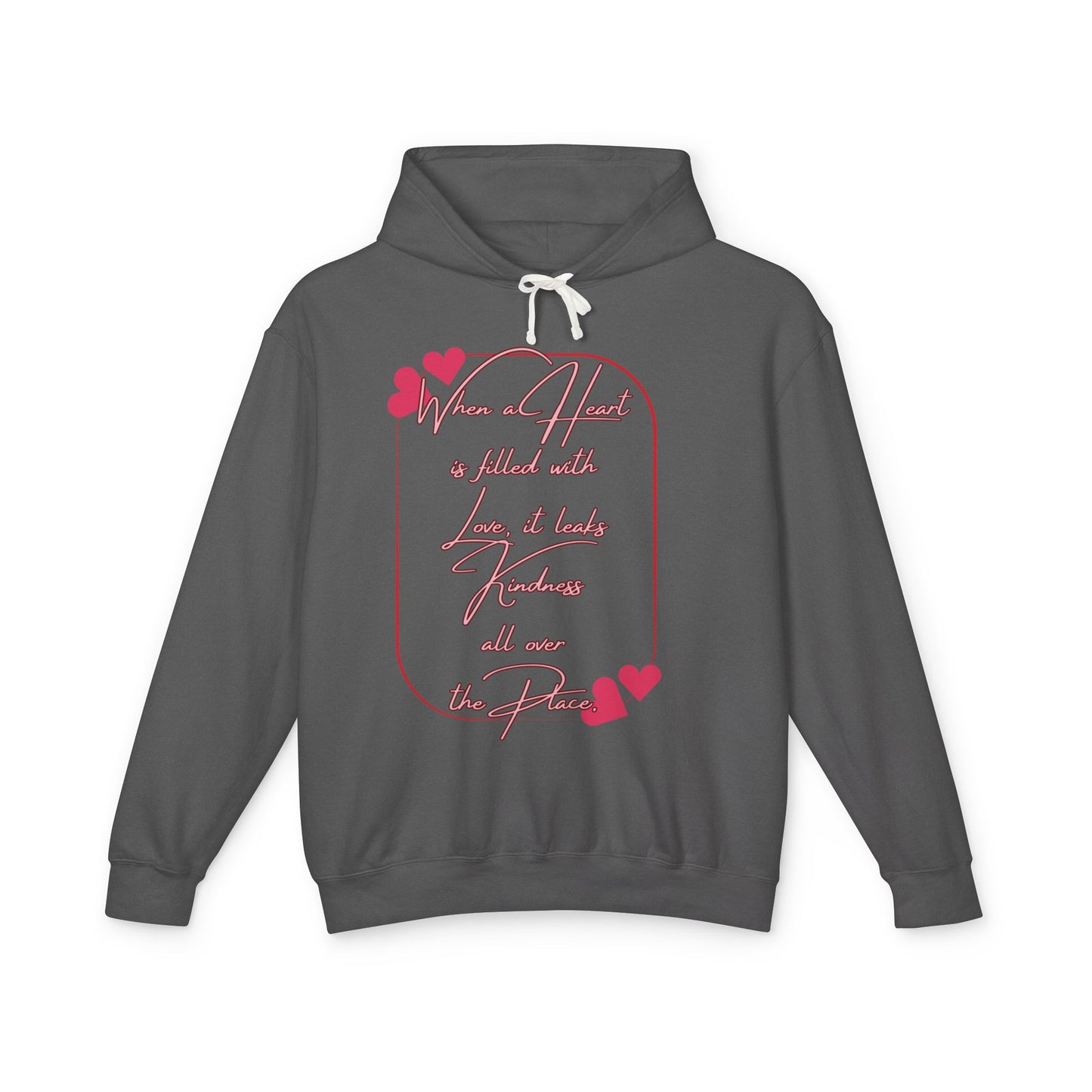 Heartfelt Love Hoodie - Cozy, Unisex Lightweight Sweatshirt for Valentine's Day, Birthdays, Gifts, Casual Wear, Love Quotes