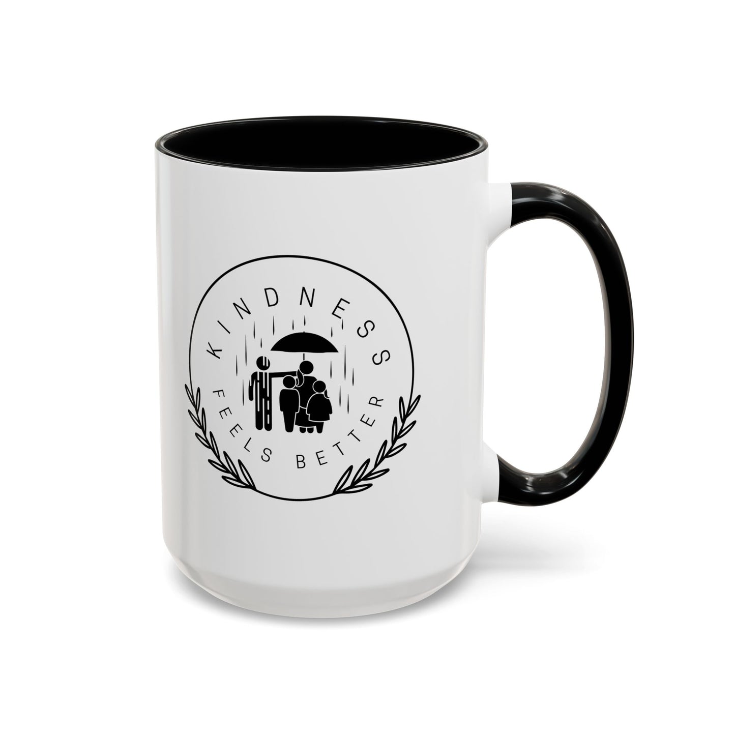 Mug - Kindness Feels Better Accent Coffee Mug (11, 15oz)