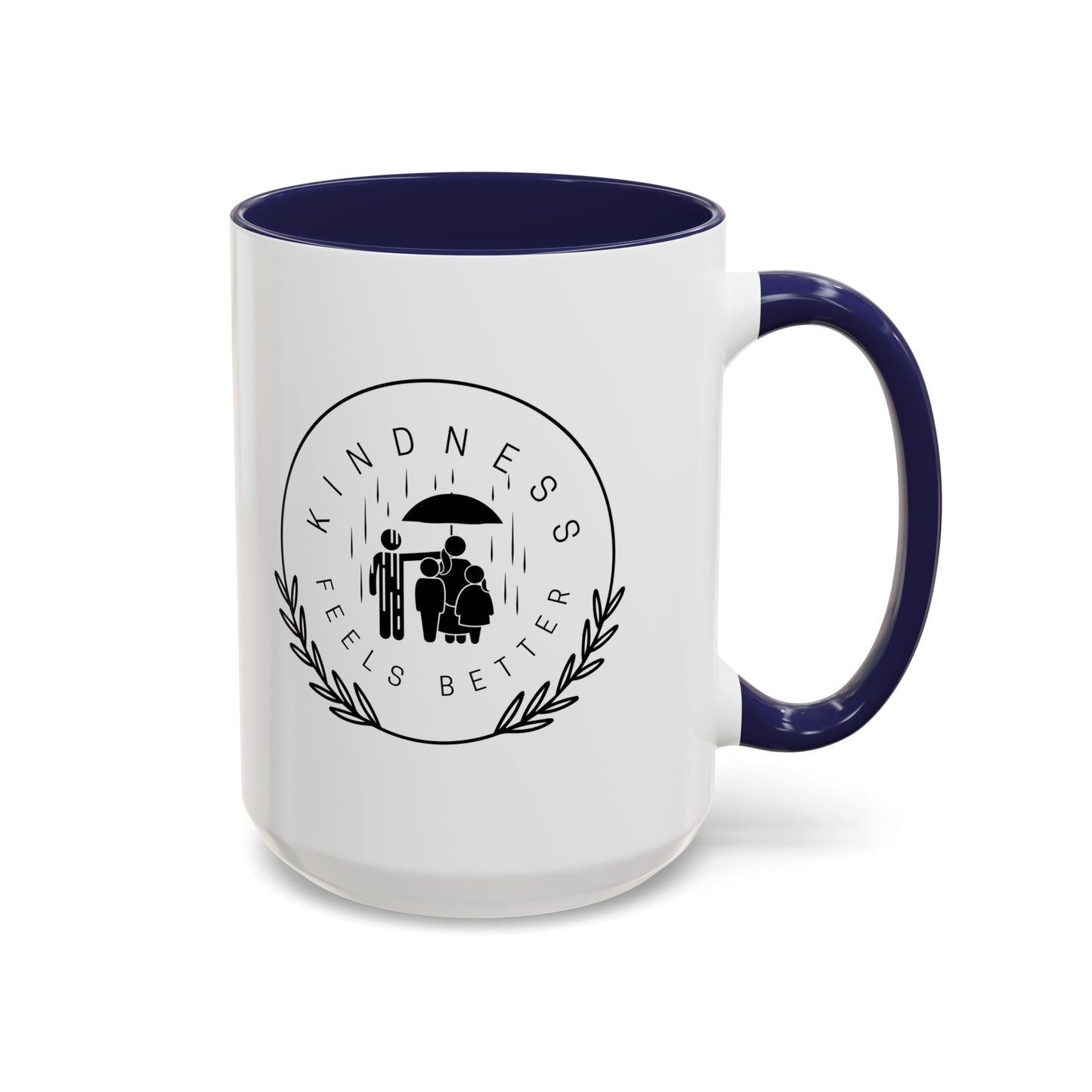 Mug - Kindness Feels Better Accent Coffee Mug (11, 15oz)
