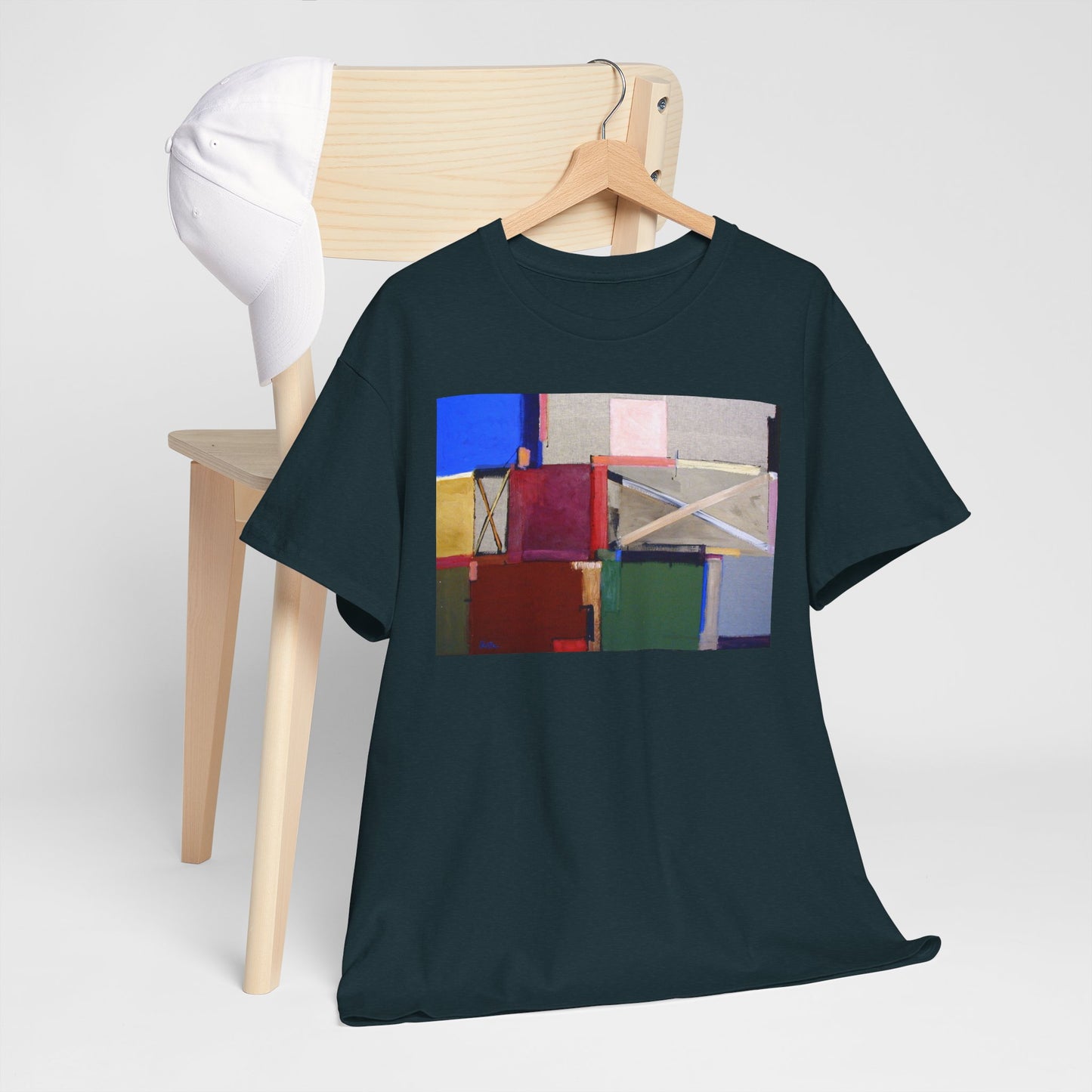 Colorful Abstract Art Unisex Heavy Cotton Tee