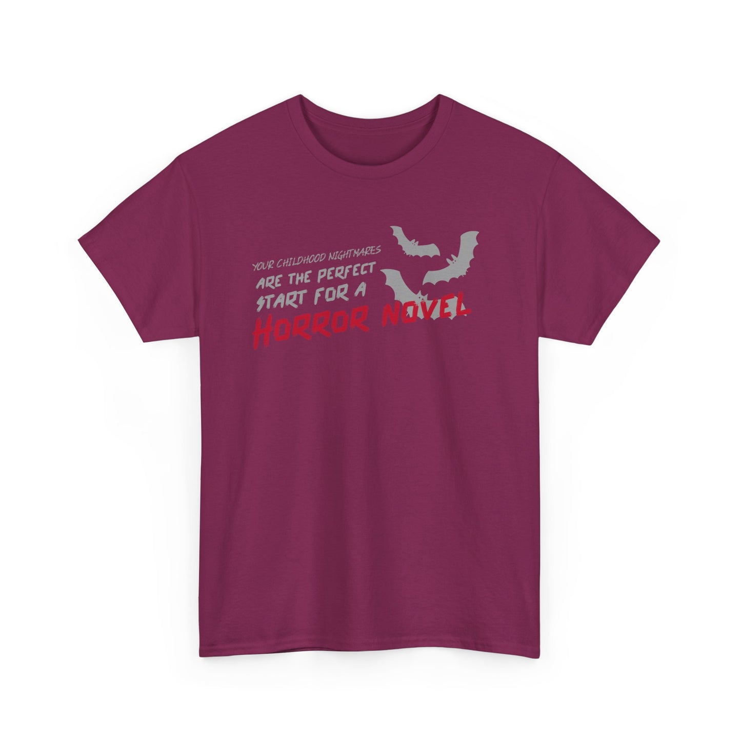 Horror Novel Inspired Unisex Heavy Cotton Tee - Perfect Gift for Writers and Readers
