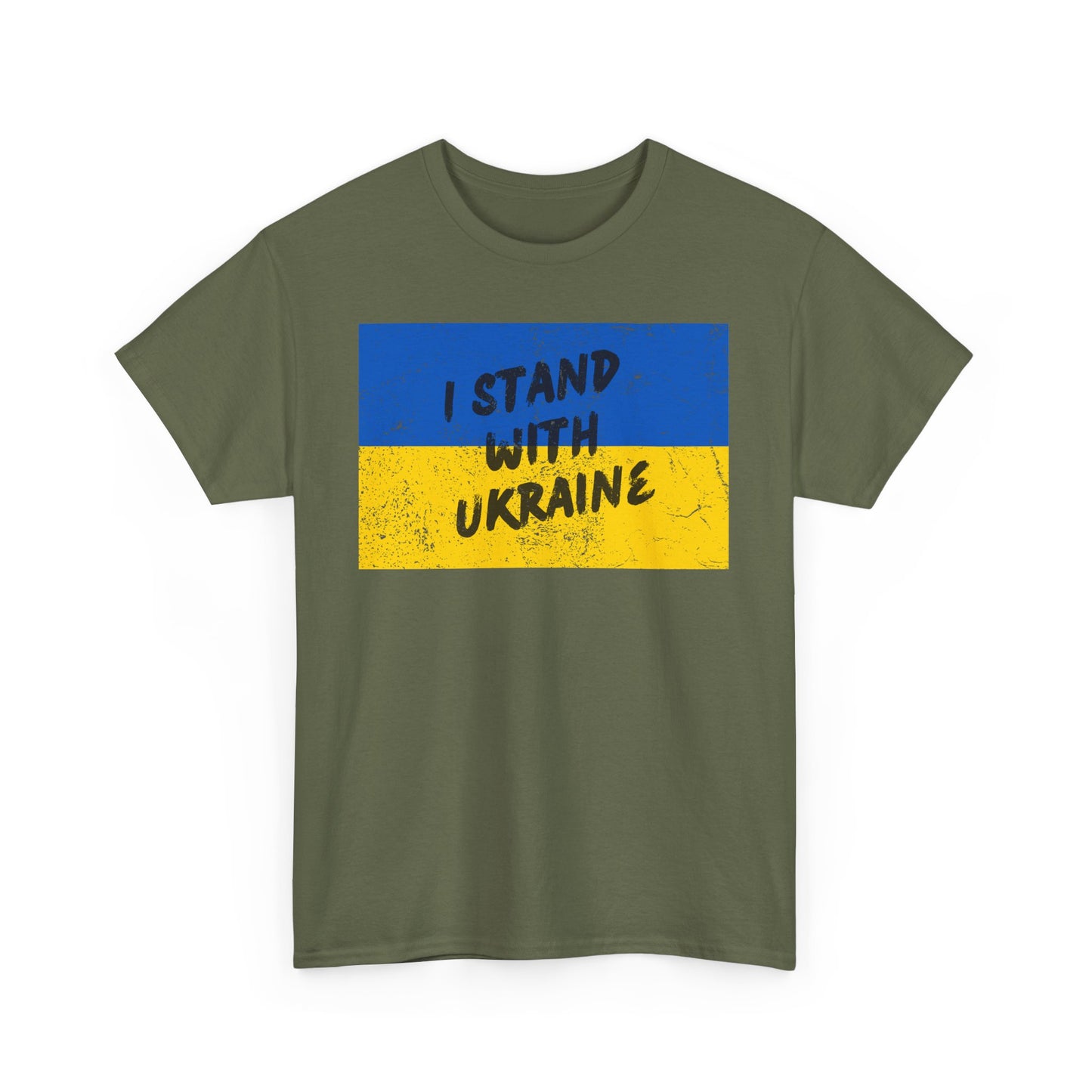 I Stand with Ukraine Unisex Heavy Cotton Tee