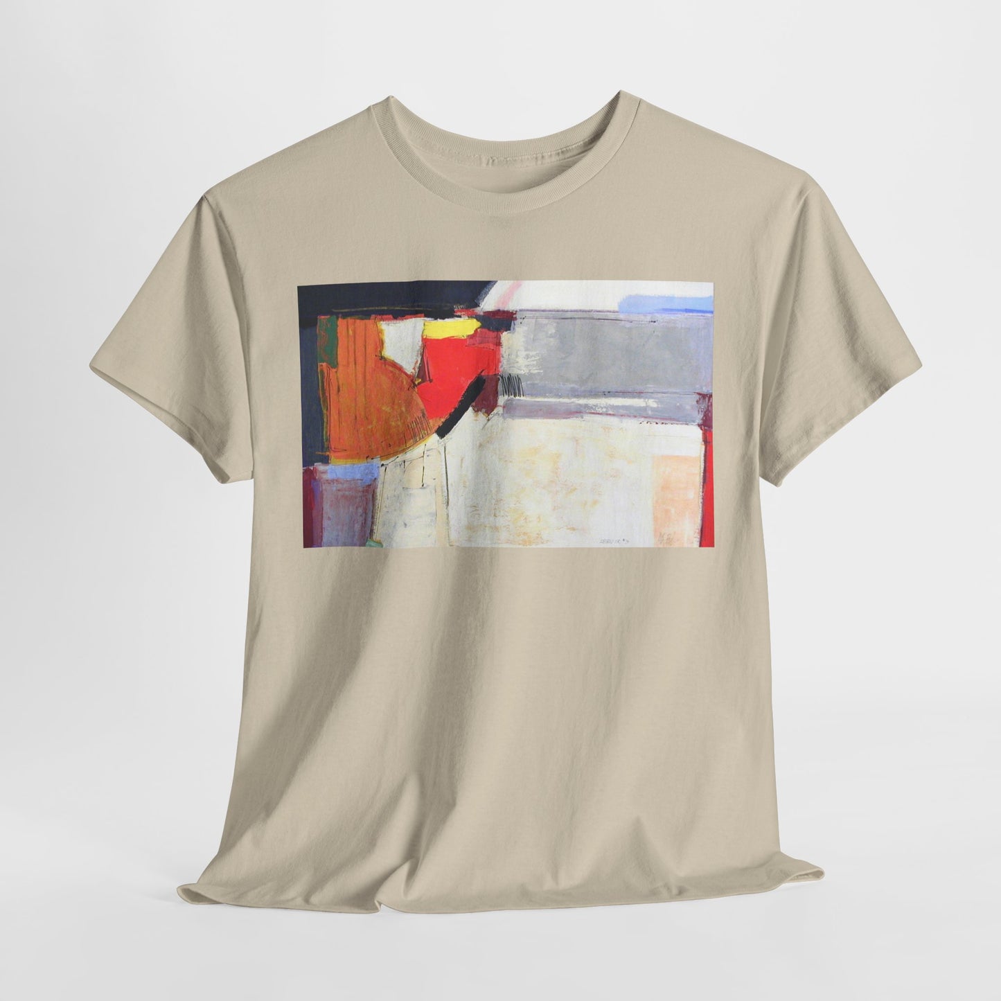 Abstract Art Unisex Heavy Cotton Tee - Stylish & Comfortable Fashion Statement