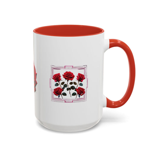 Mug Red Roses Valentine's Day