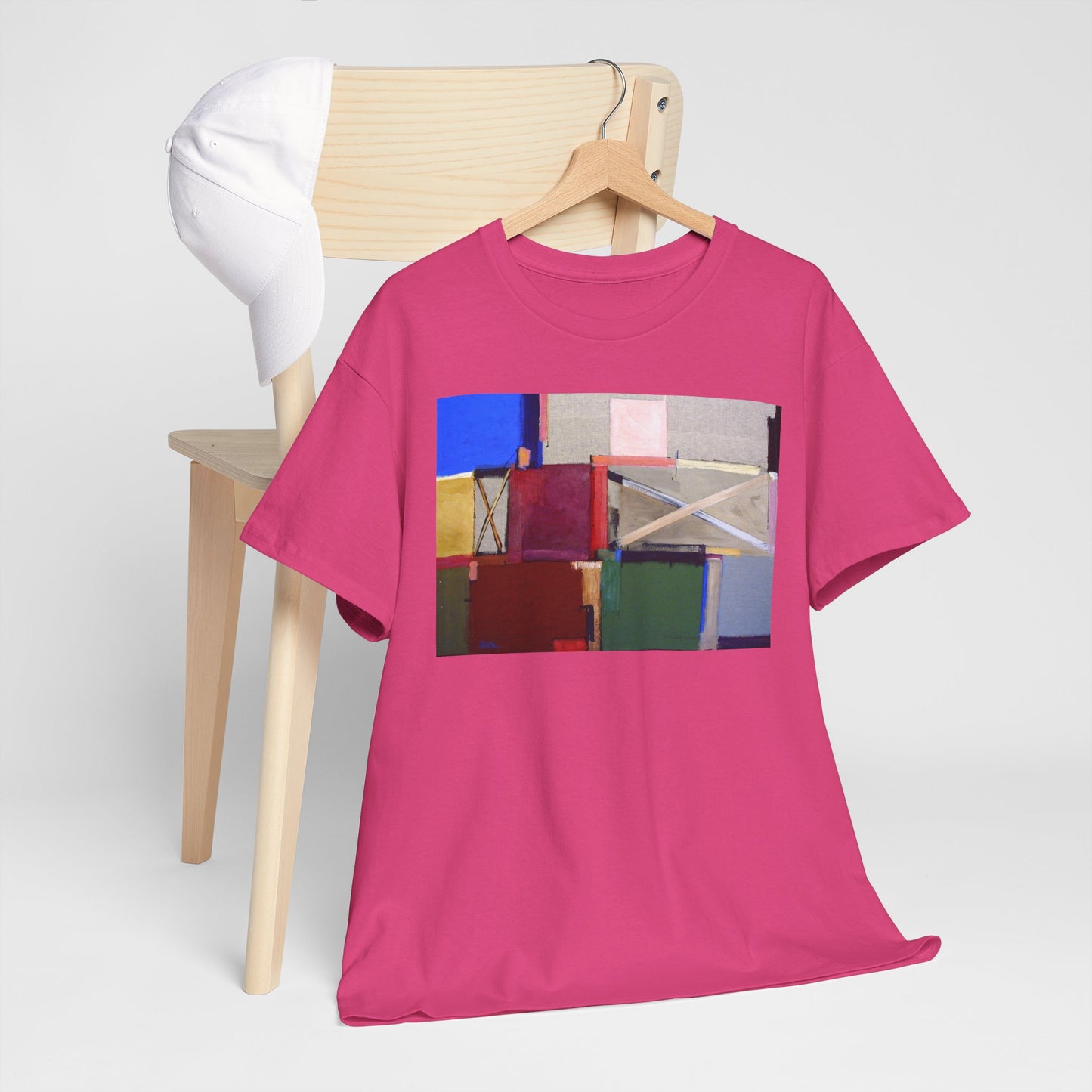 Colorful Abstract Art Unisex Heavy Cotton Tee