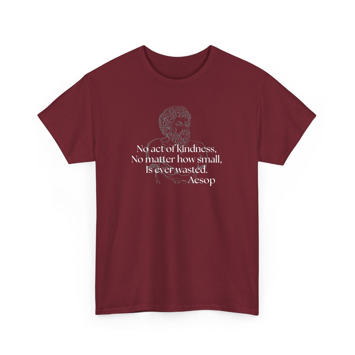 Inspirational Aesop Quote Unisex Heavy Cotton Tee