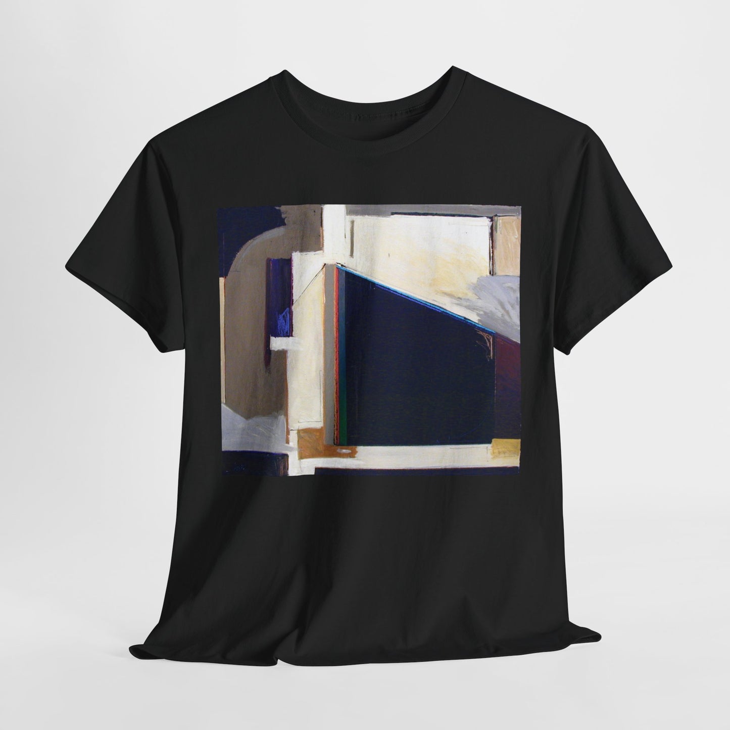 Abstract Art Unisex Heavy Cotton Tee - Trendy Graphic T-Shirt for Everyday Wear