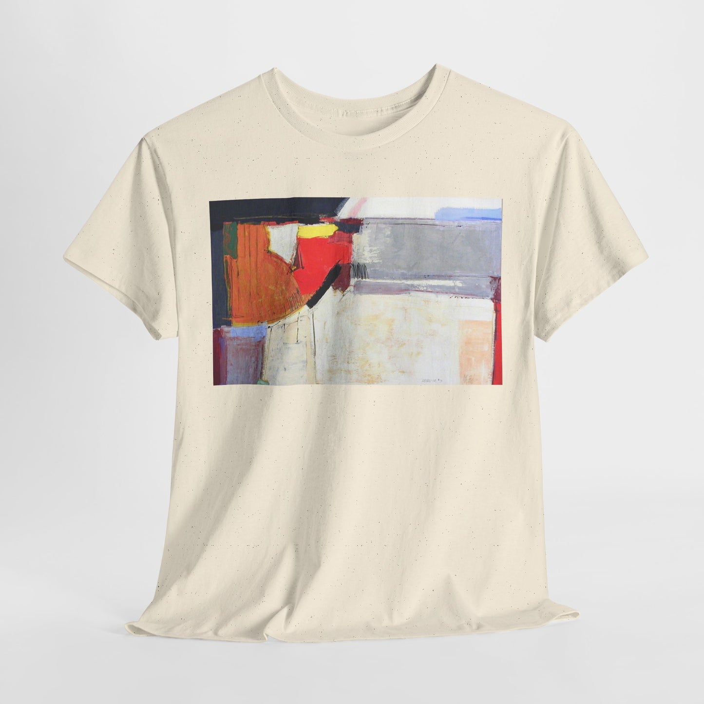 Abstract Art Unisex Heavy Cotton Tee - Stylish & Comfortable Fashion Statement