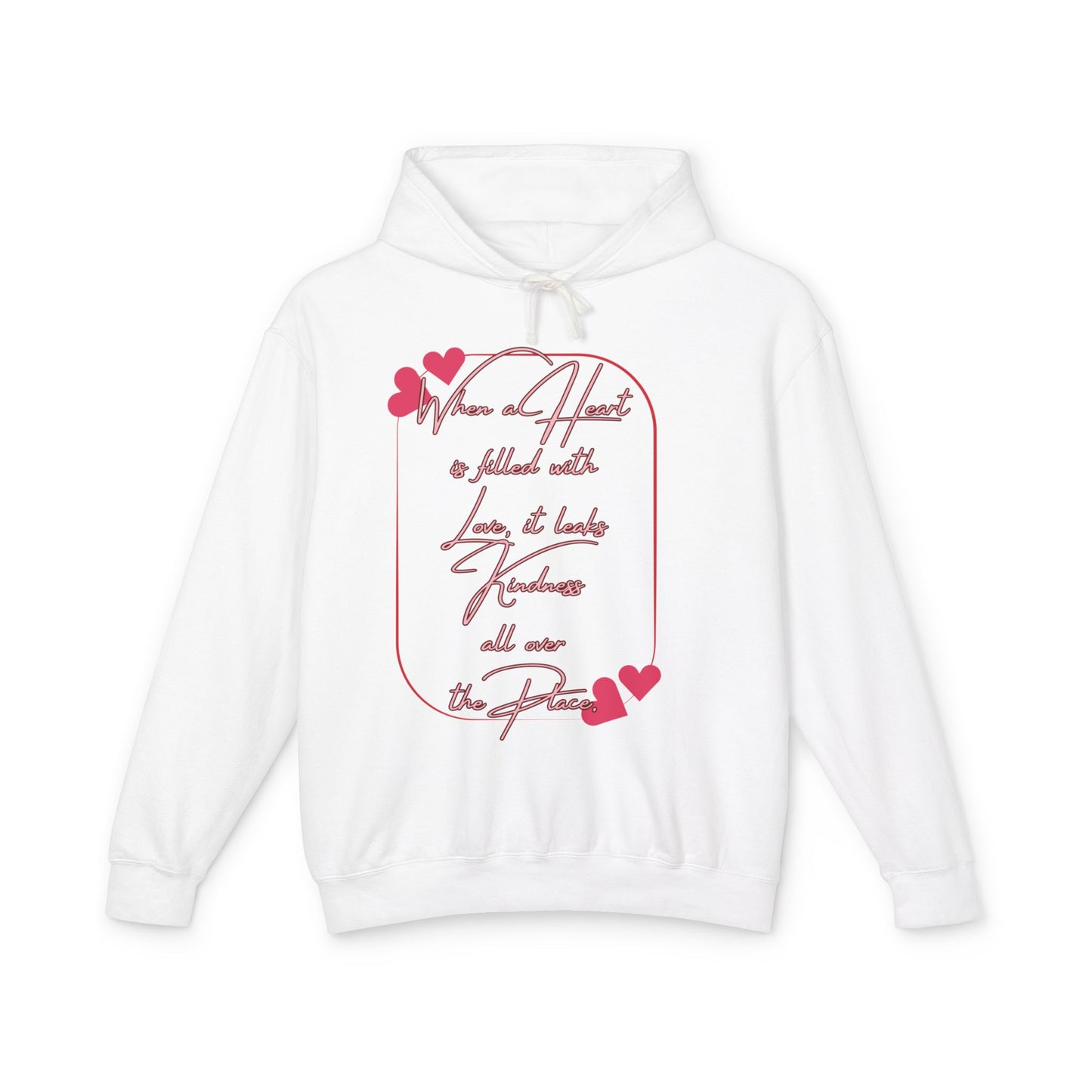 Heartfelt Love Hoodie - Cozy, Unisex Lightweight Sweatshirt for Valentine's Day, Birthdays, Gifts, Casual Wear, Love Quotes