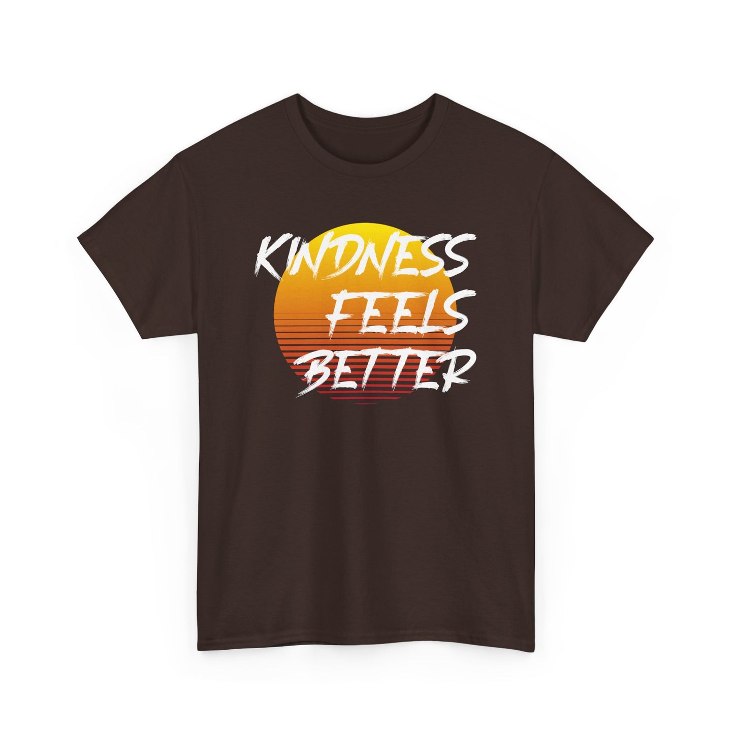 Kindness Feels Better Unisex Heavy Cotton Tee – Retro Inspirational T-Shirt
