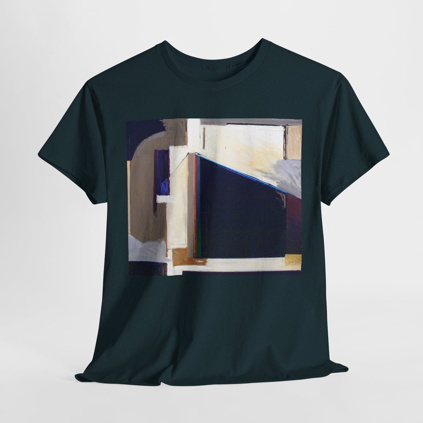 Abstract Art Unisex Heavy Cotton Tee - Trendy Graphic T-Shirt for Everyday Wear