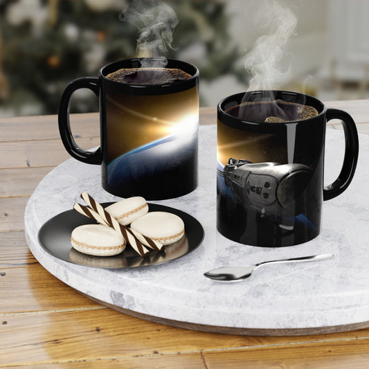 Pang Yu - Black Coffee Mug, 11oz