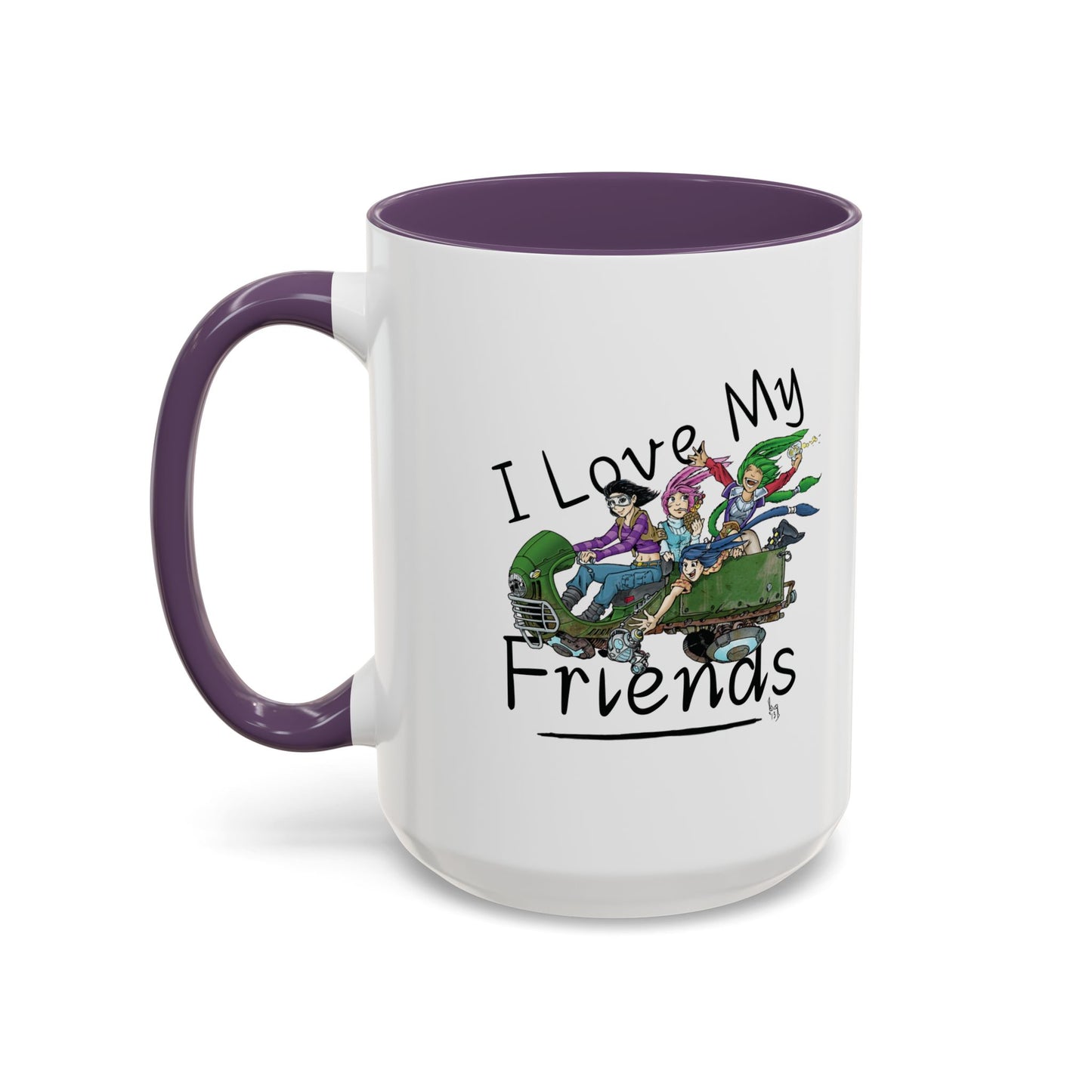 Mug - I Love My Friends Featuring Art by Bryon Gibson