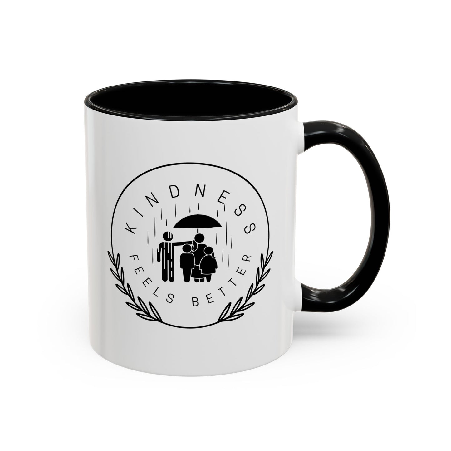 Mug - Kindness Feels Better Accent Coffee Mug (11, 15oz)