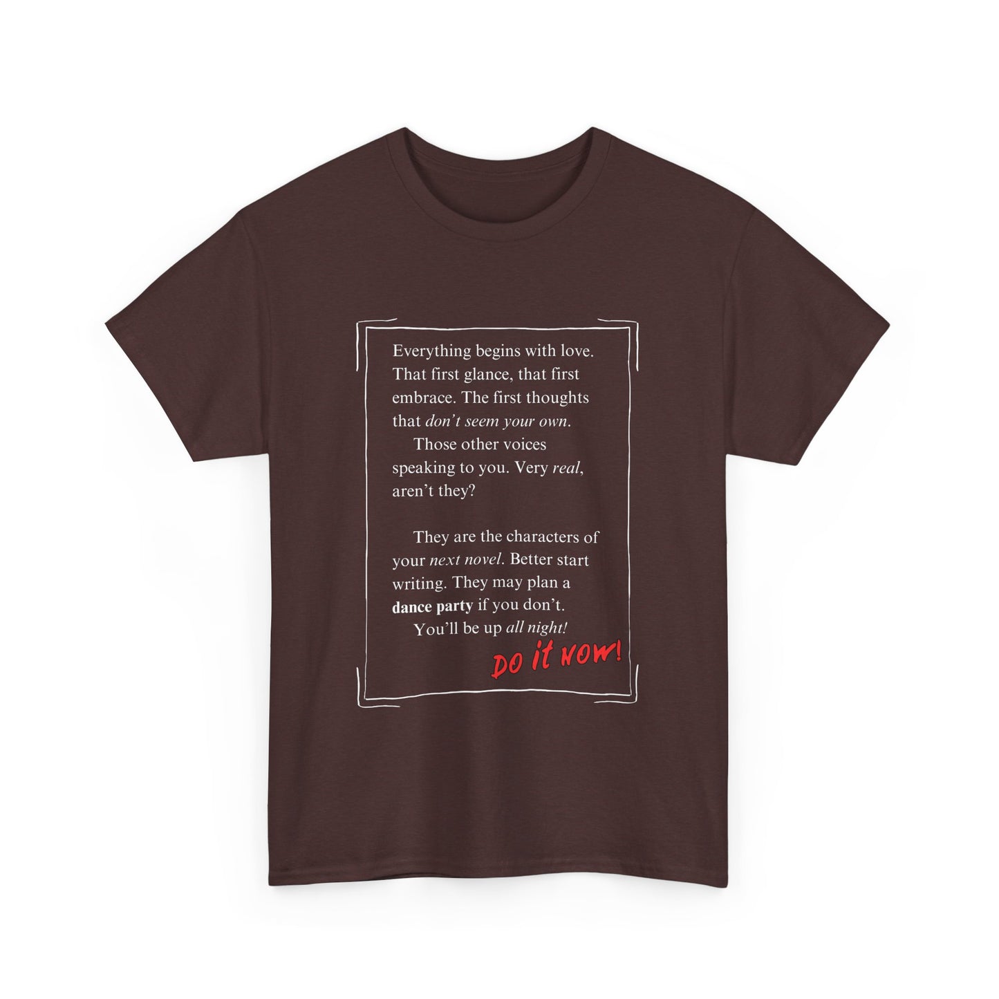 Inspirational Quote Unisex Heavy Cotton Tee - 'Do It Now' Motivational Shirt