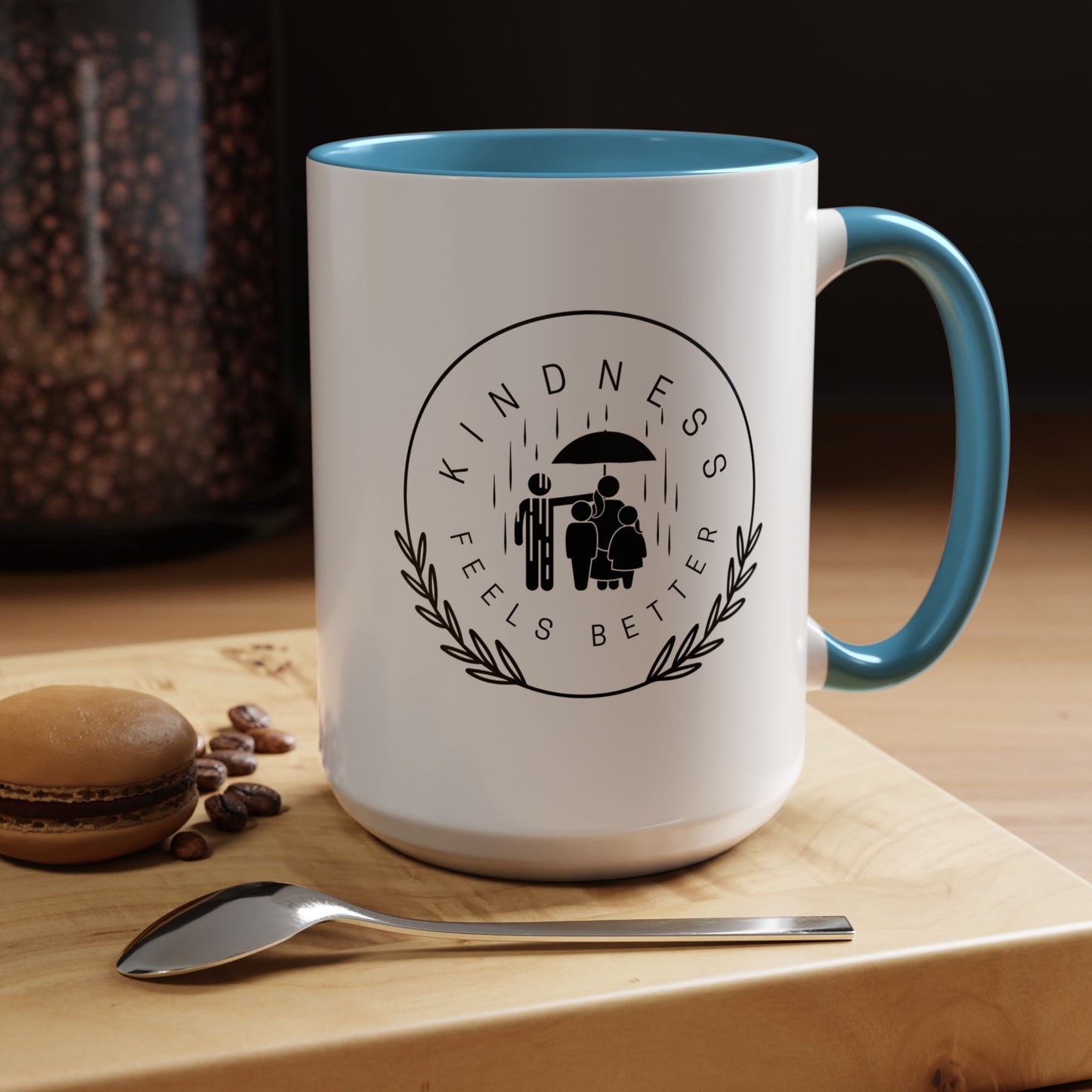 Mug - Kindness Feels Better Accent Coffee Mug (11, 15oz)