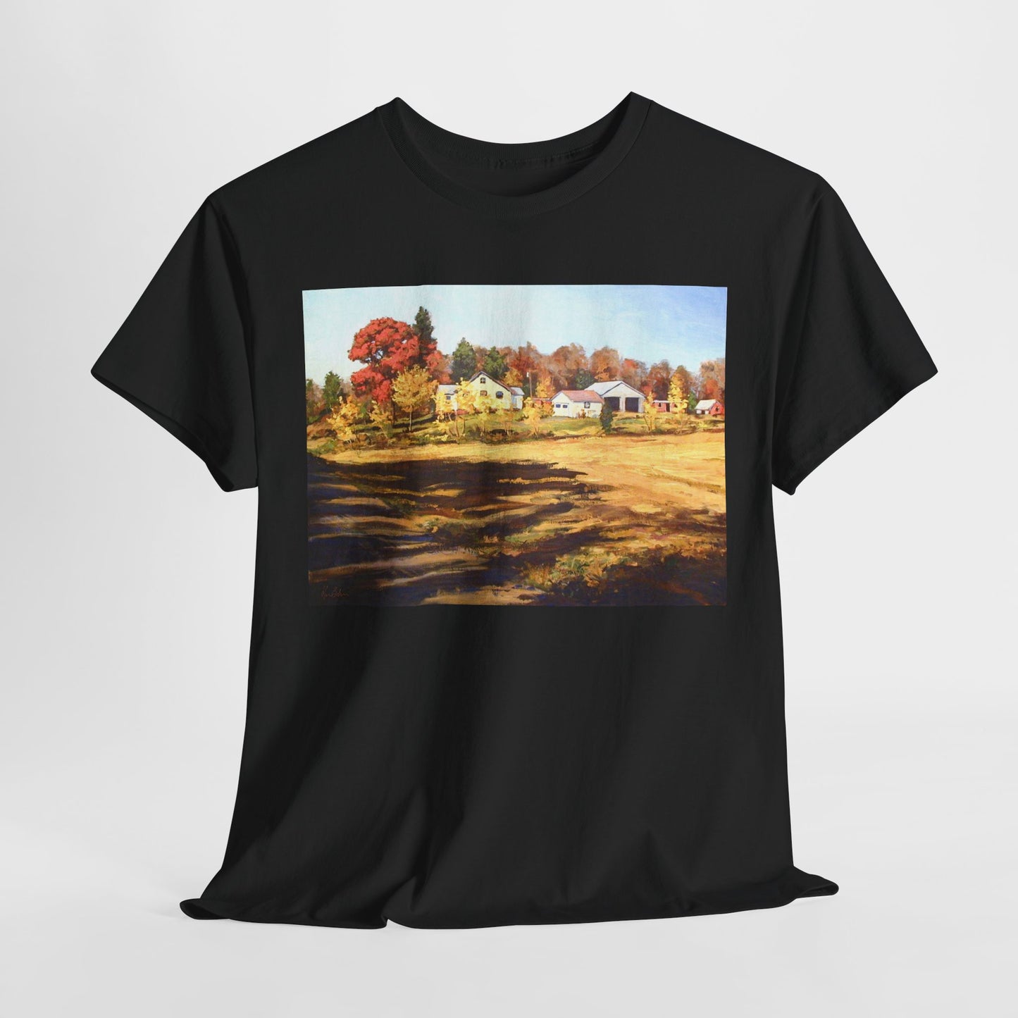 Autumn Landscape Unisex Heavy Cotton Tee