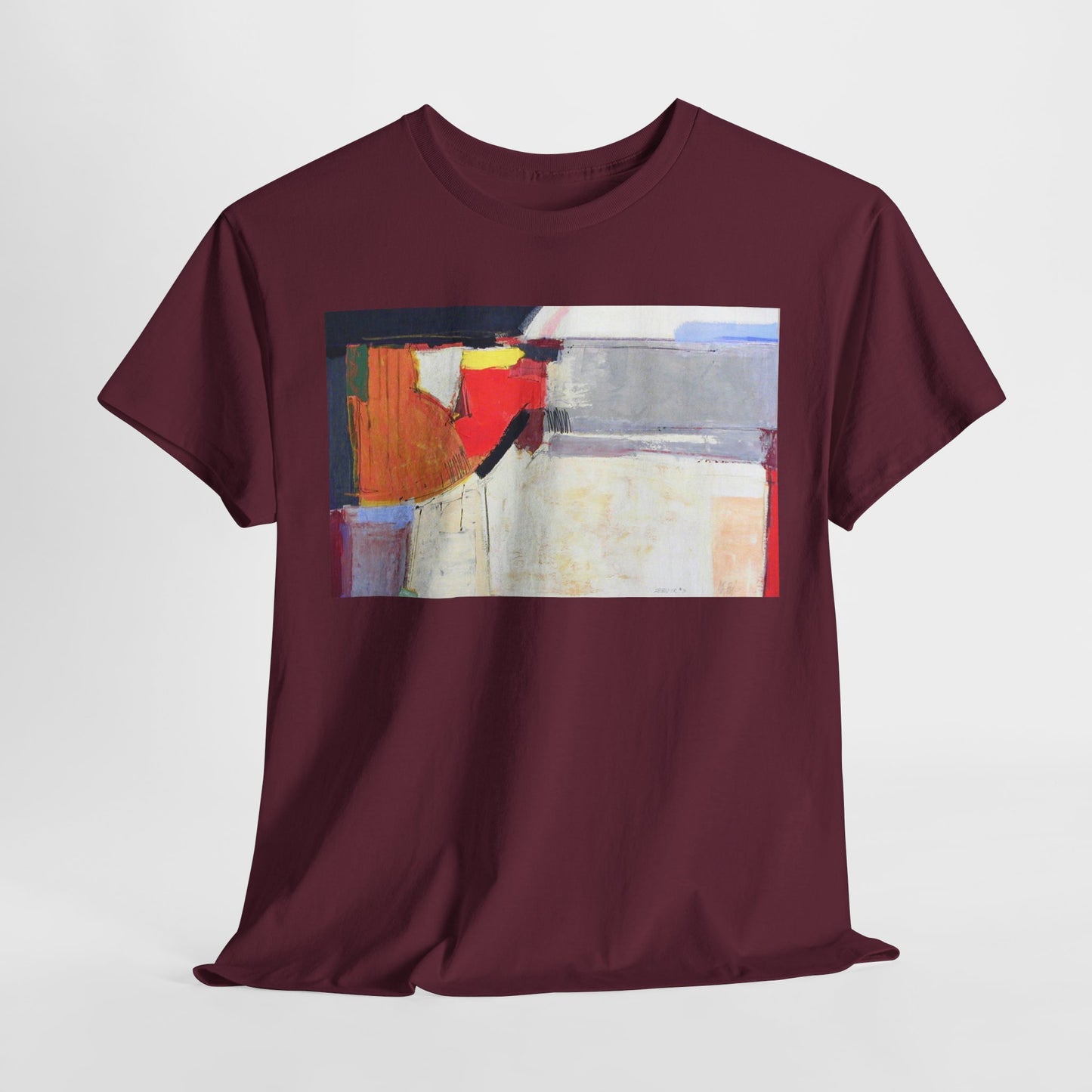Abstract Art Unisex Heavy Cotton Tee - Stylish & Comfortable Fashion Statement