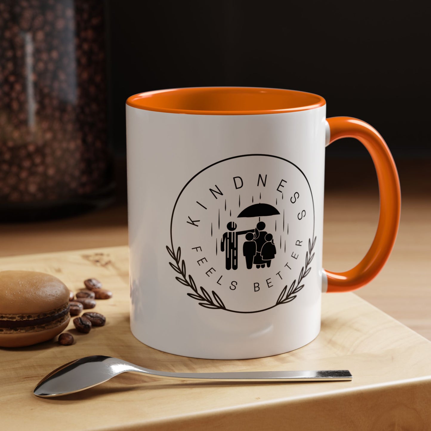 Mug - Kindness Feels Better Accent Coffee Mug (11, 15oz)