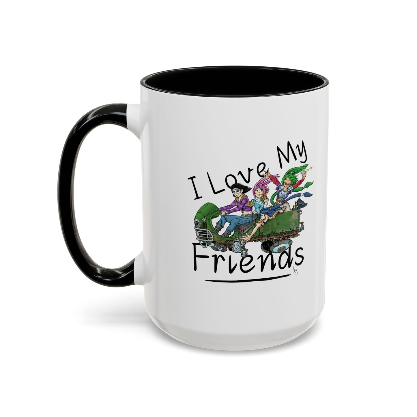 Mug - I Love My Friends Featuring Art by Bryon Gibson