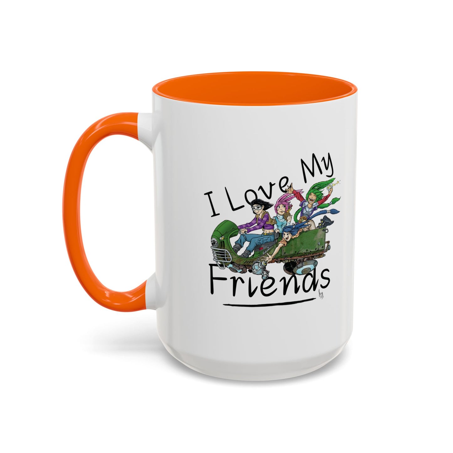 Mug - I Love My Friends Featuring Art by Bryon Gibson