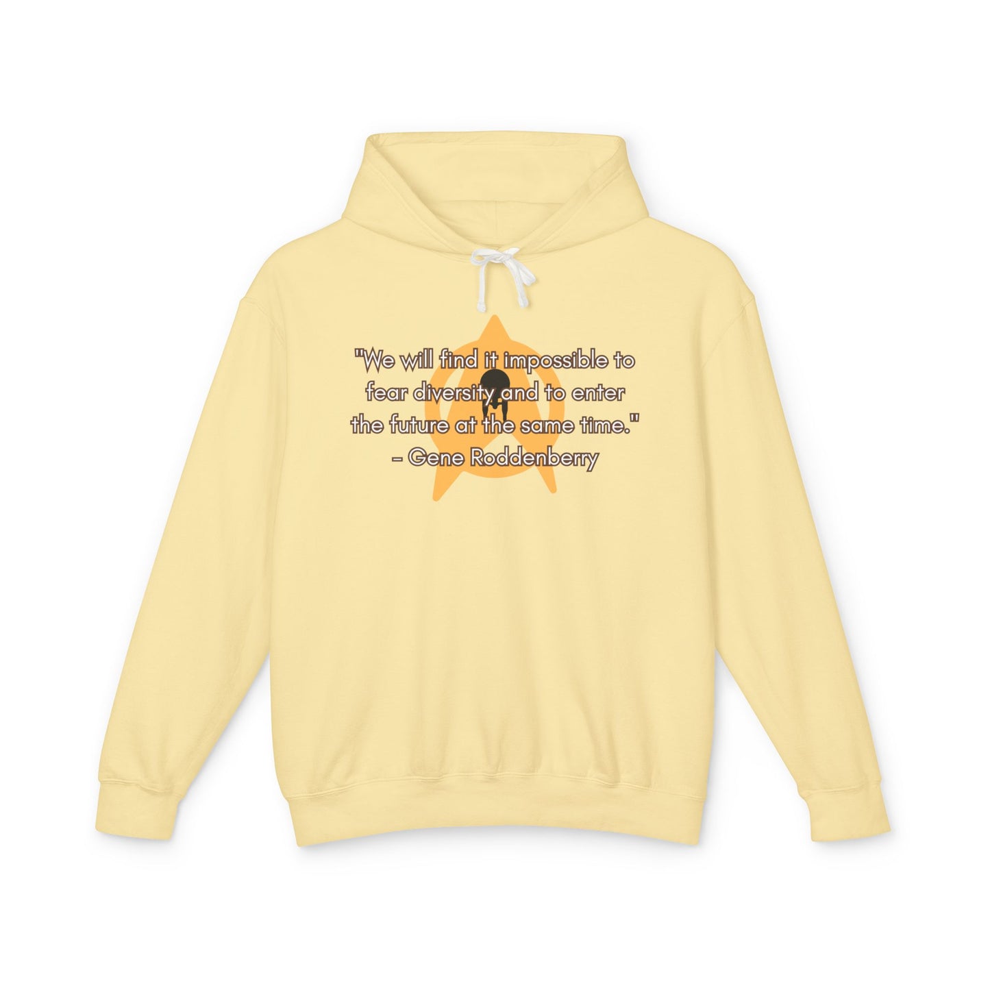 Inspirational Quote Hoodie, Unisex Lightweight Sweatshirt, Motivational Apparel, Gift for Him/Her, Cozy Everyday Wear